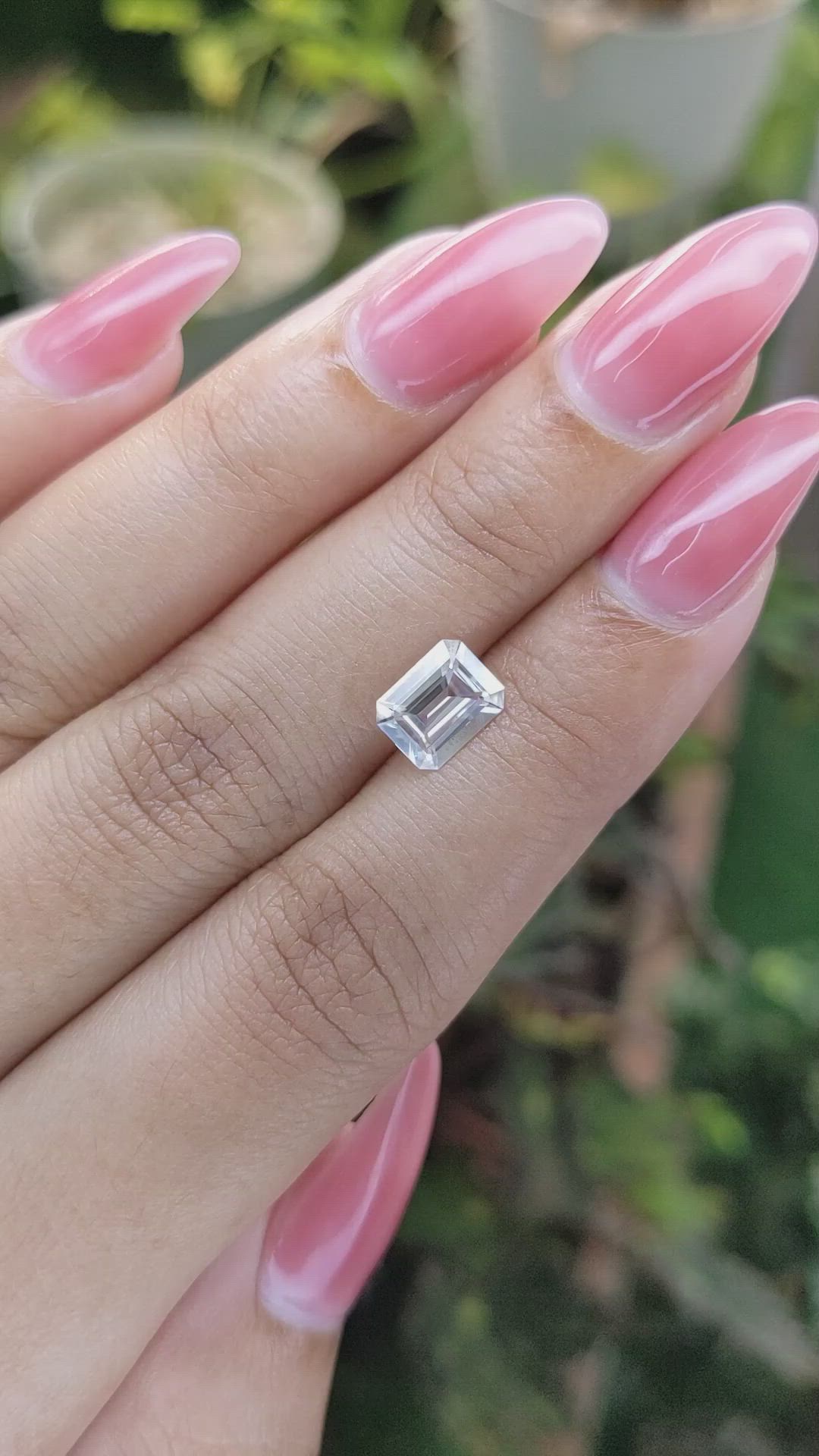 1.84 Ct. Zircon from Ceylon (Sri Lanka) Size Video