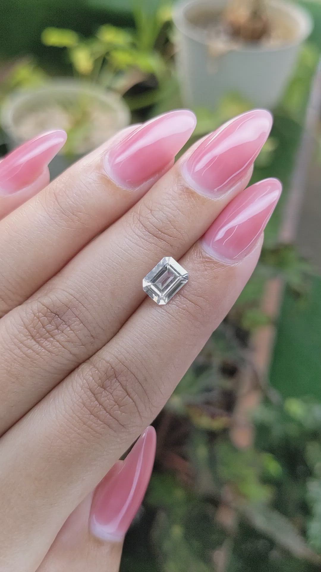 2.05 Ct. Zircon from Ceylon (Sri Lanka) Size Video