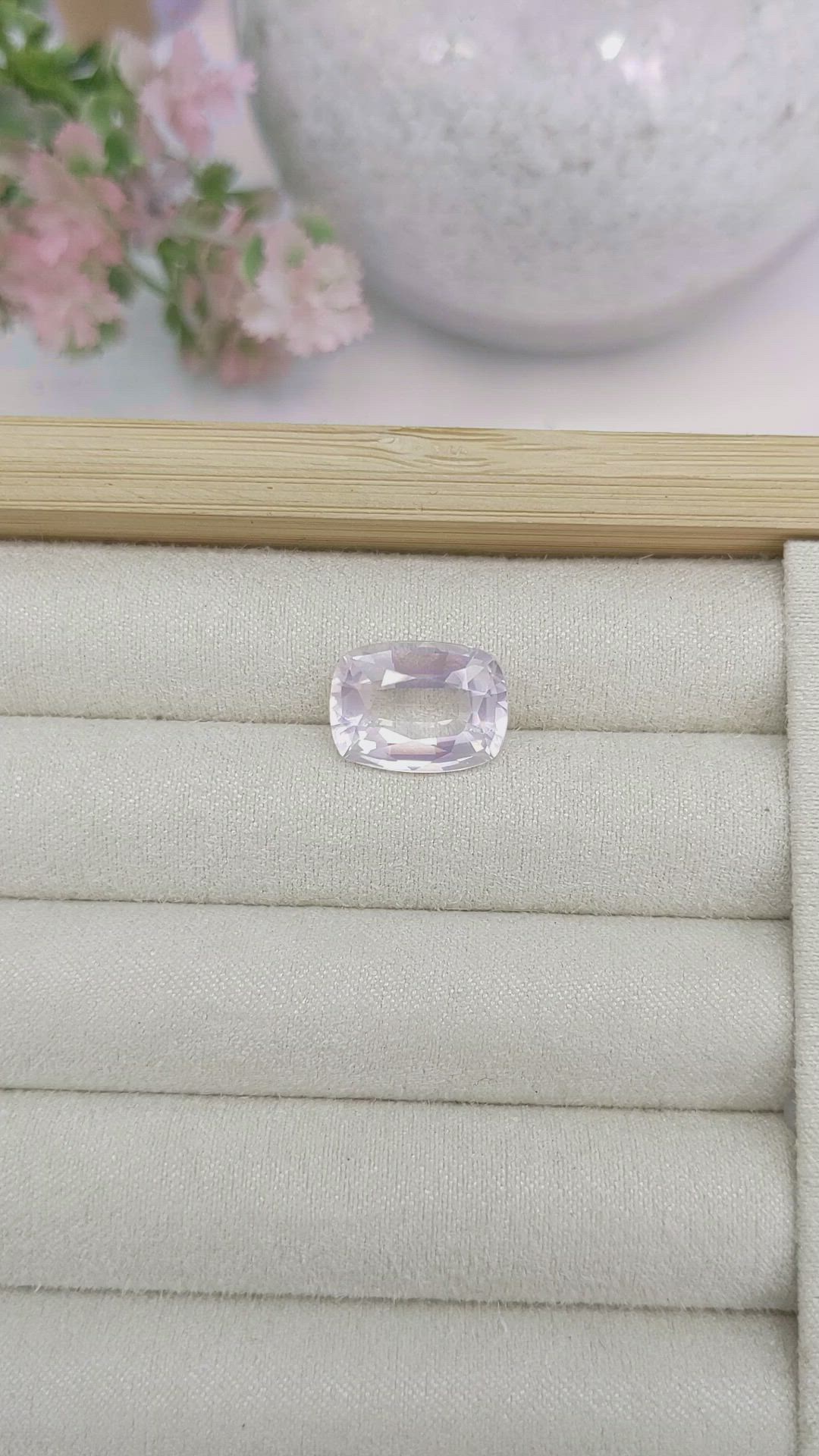 7.11 Ct. Rose Quartz from Brazil Size Video