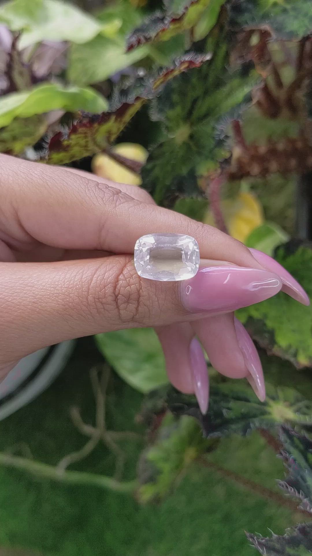 7.11 Ct. Rose Quartz from Brazil Size Video
