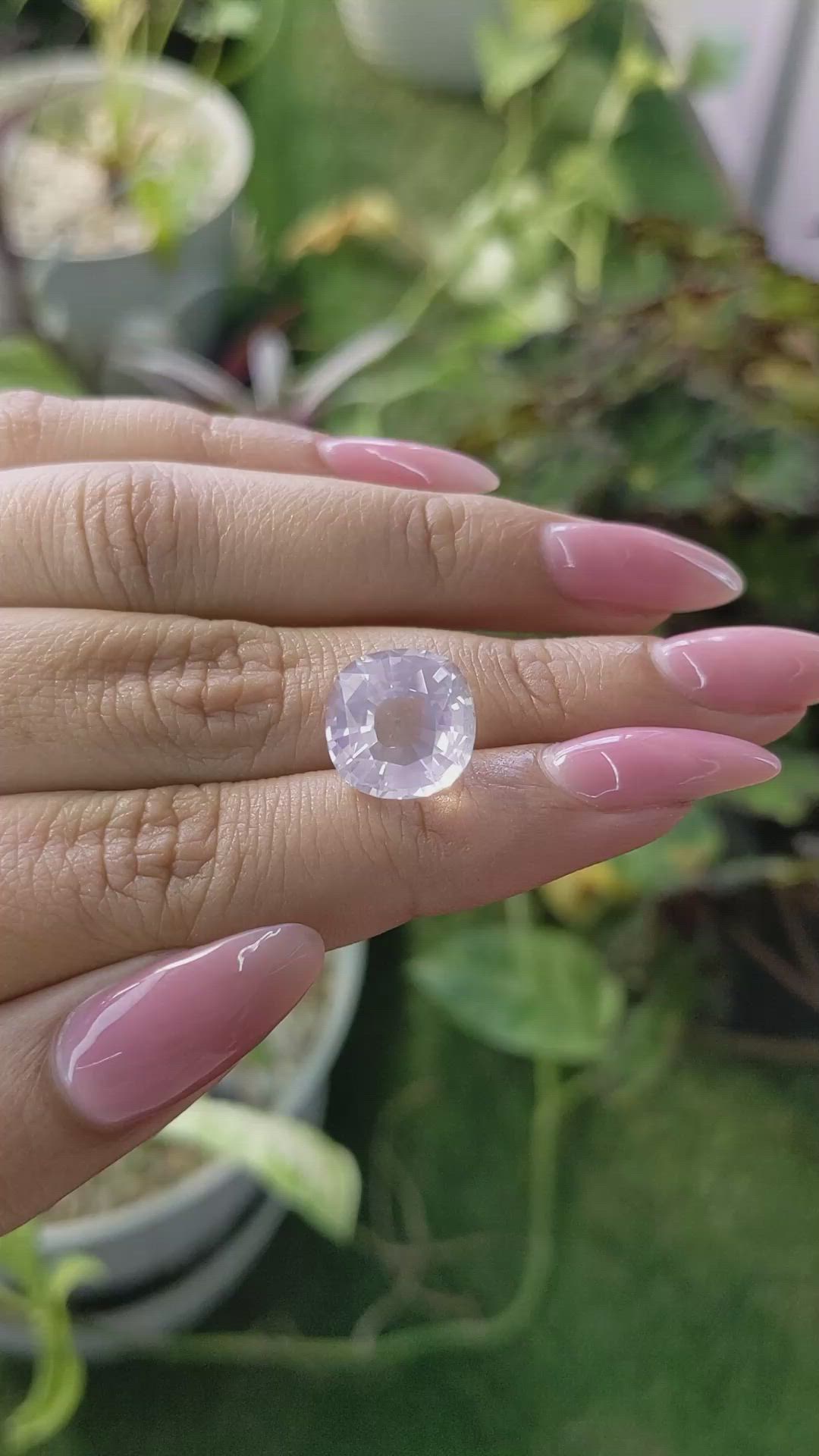 6.04 Ct. Rose Quartz from Brazil Size Video
