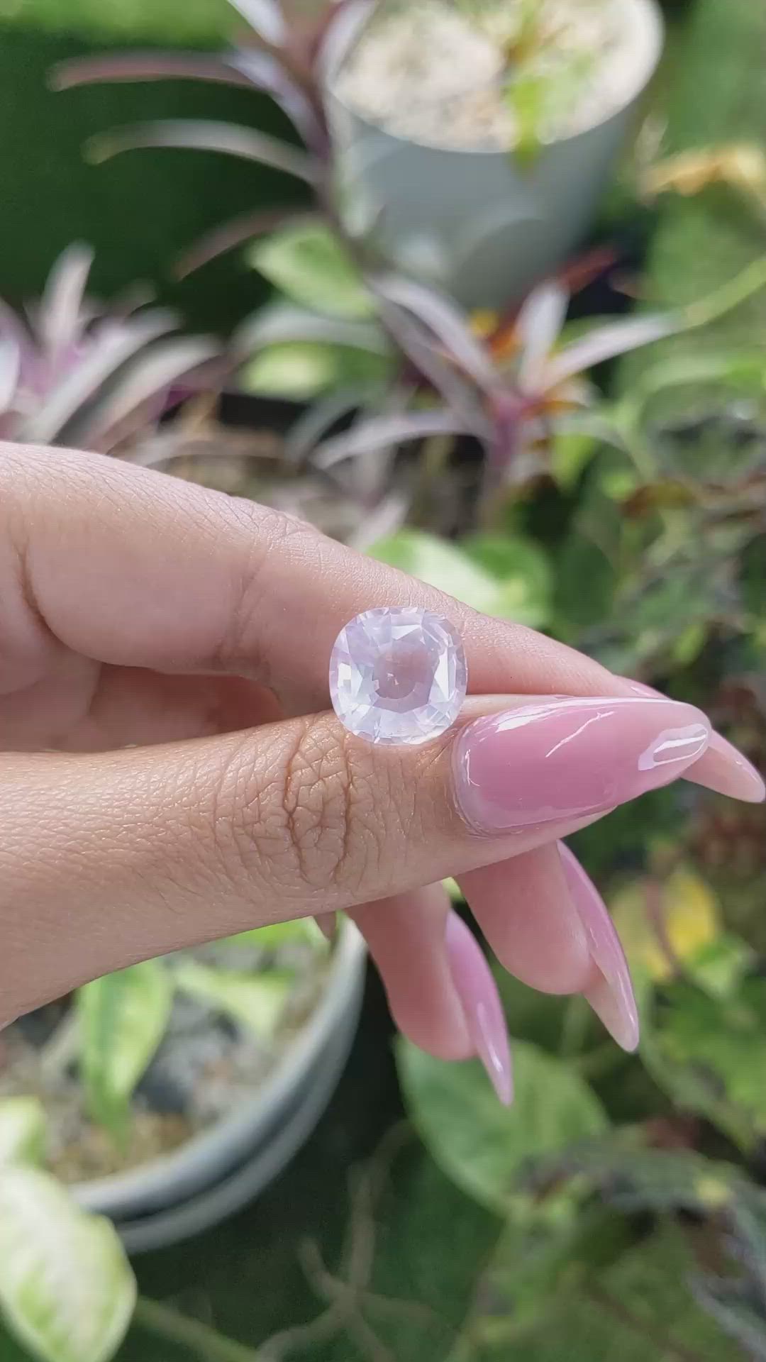 6.04 Ct. Rose Quartz from Brazil Size Video