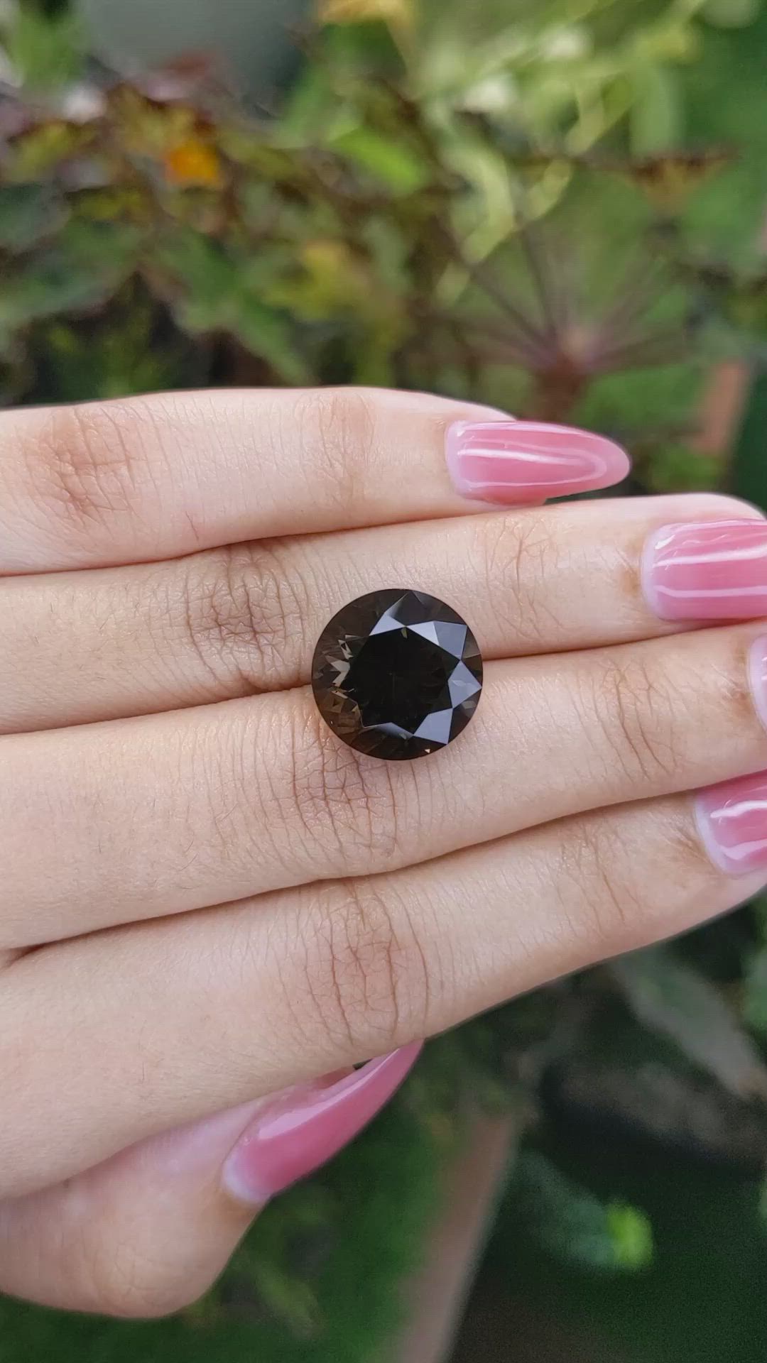 8.76 Ct. Smokey Quartz from Brazil Size Video