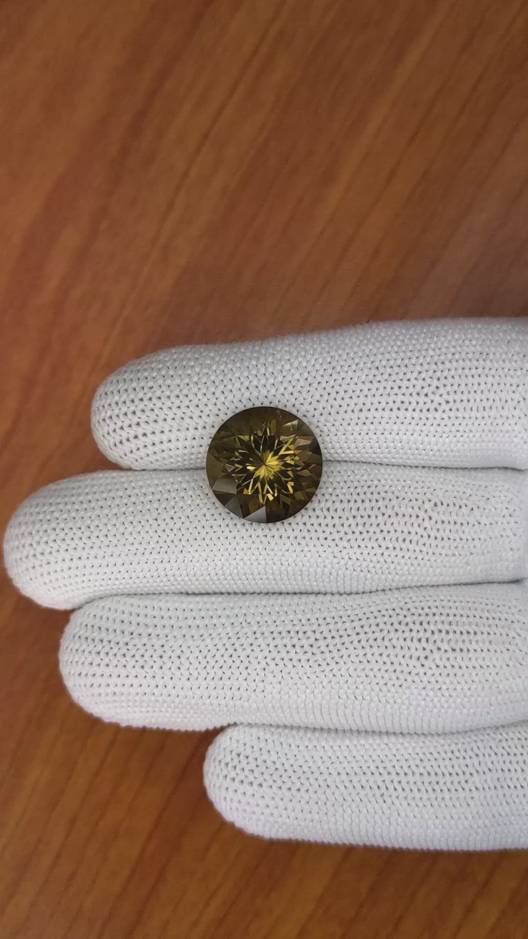 8.39 Ct. Smokey Quartz from Brazil Size Video