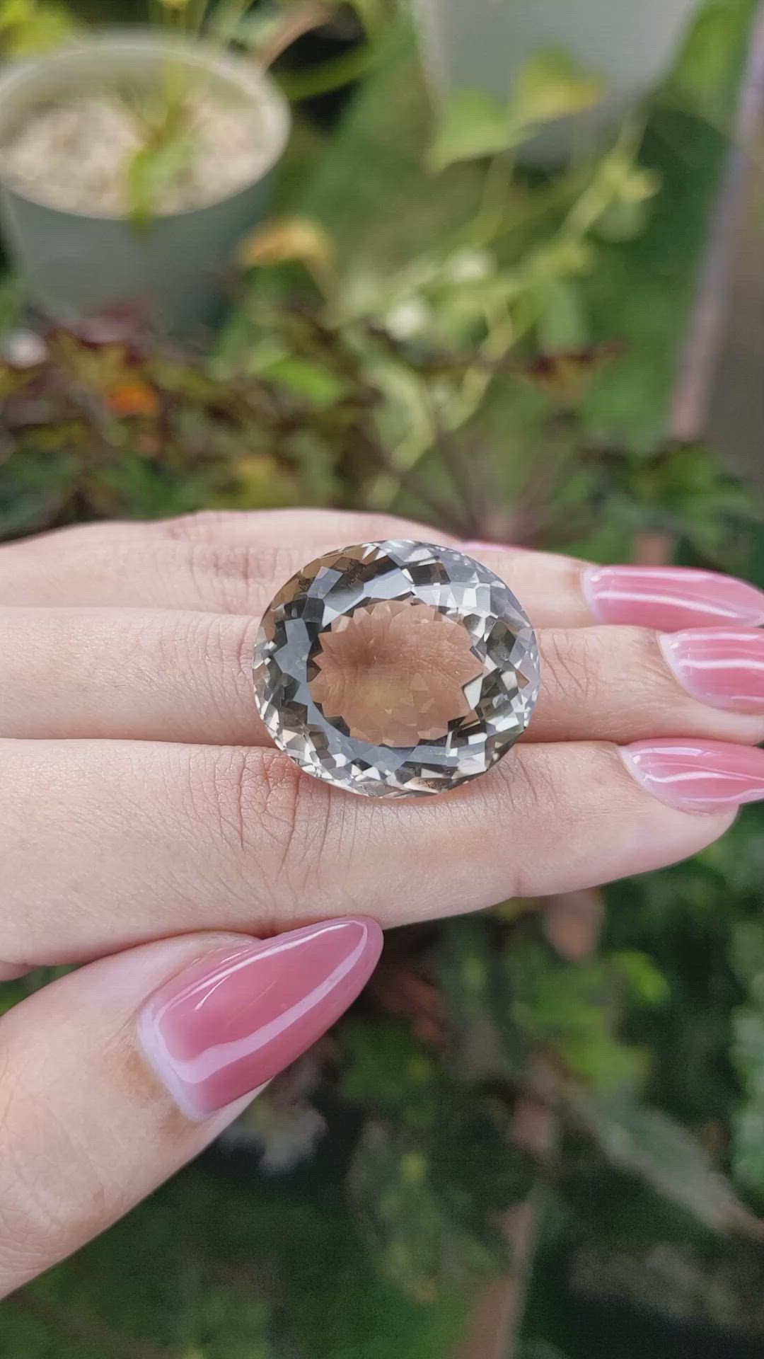 44.46 Ct. Smokey Quartz from Brazil Size Video