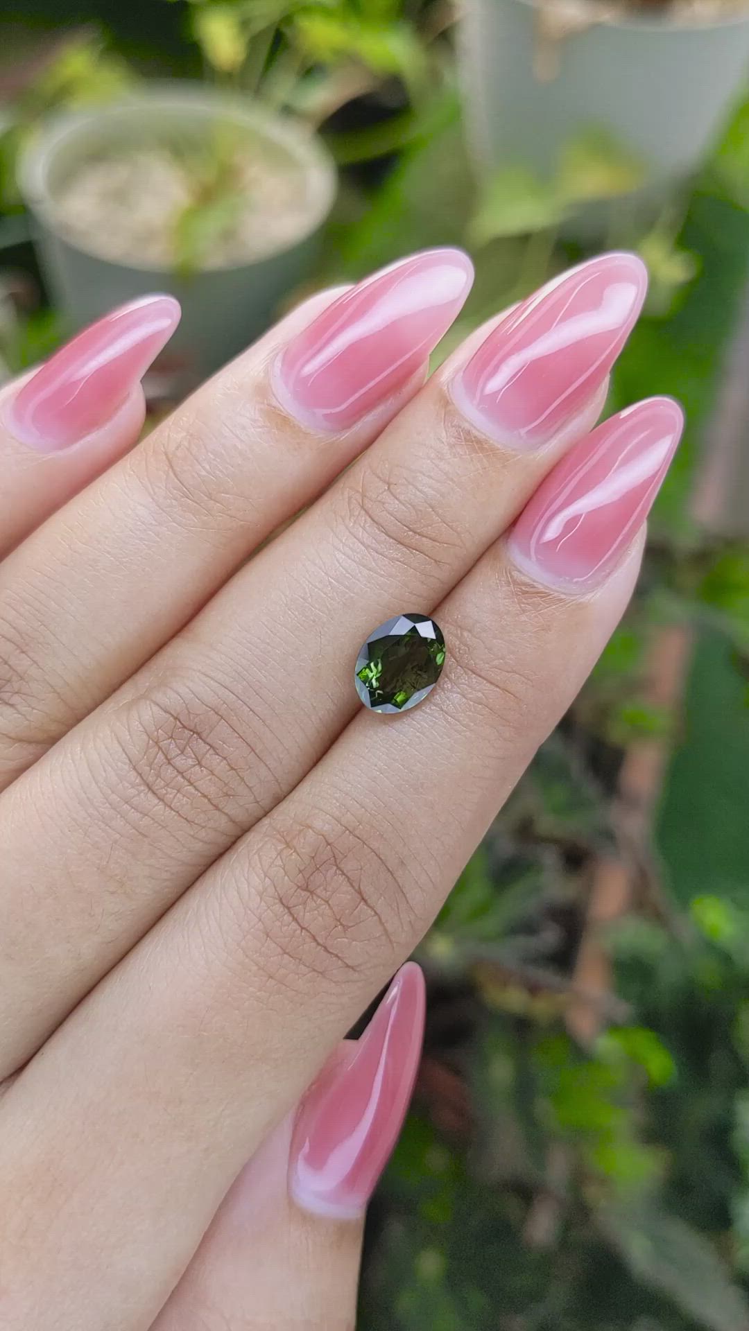 1.50 Ct. Tourmaline from Ceylon (Sri Lanka) Size Video