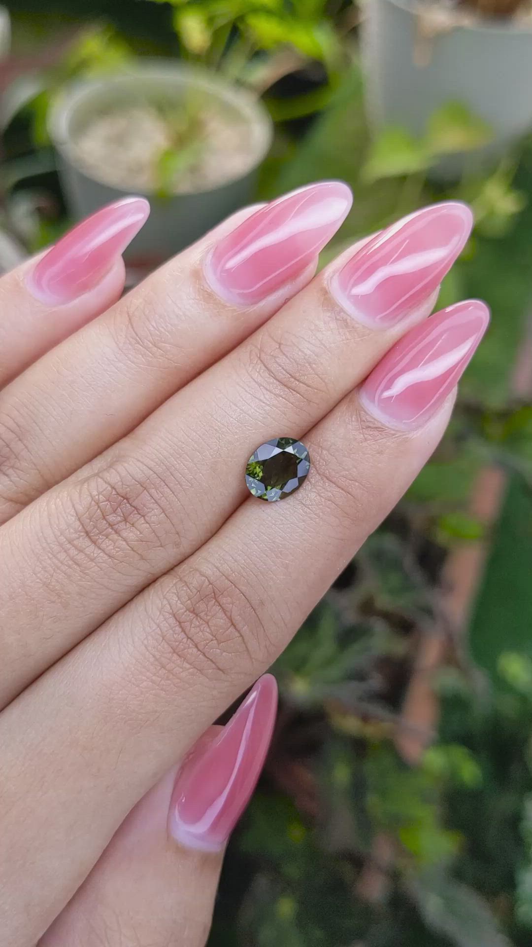 1.39 Ct. Tourmaline from Ceylon (Sri Lanka) Size Video