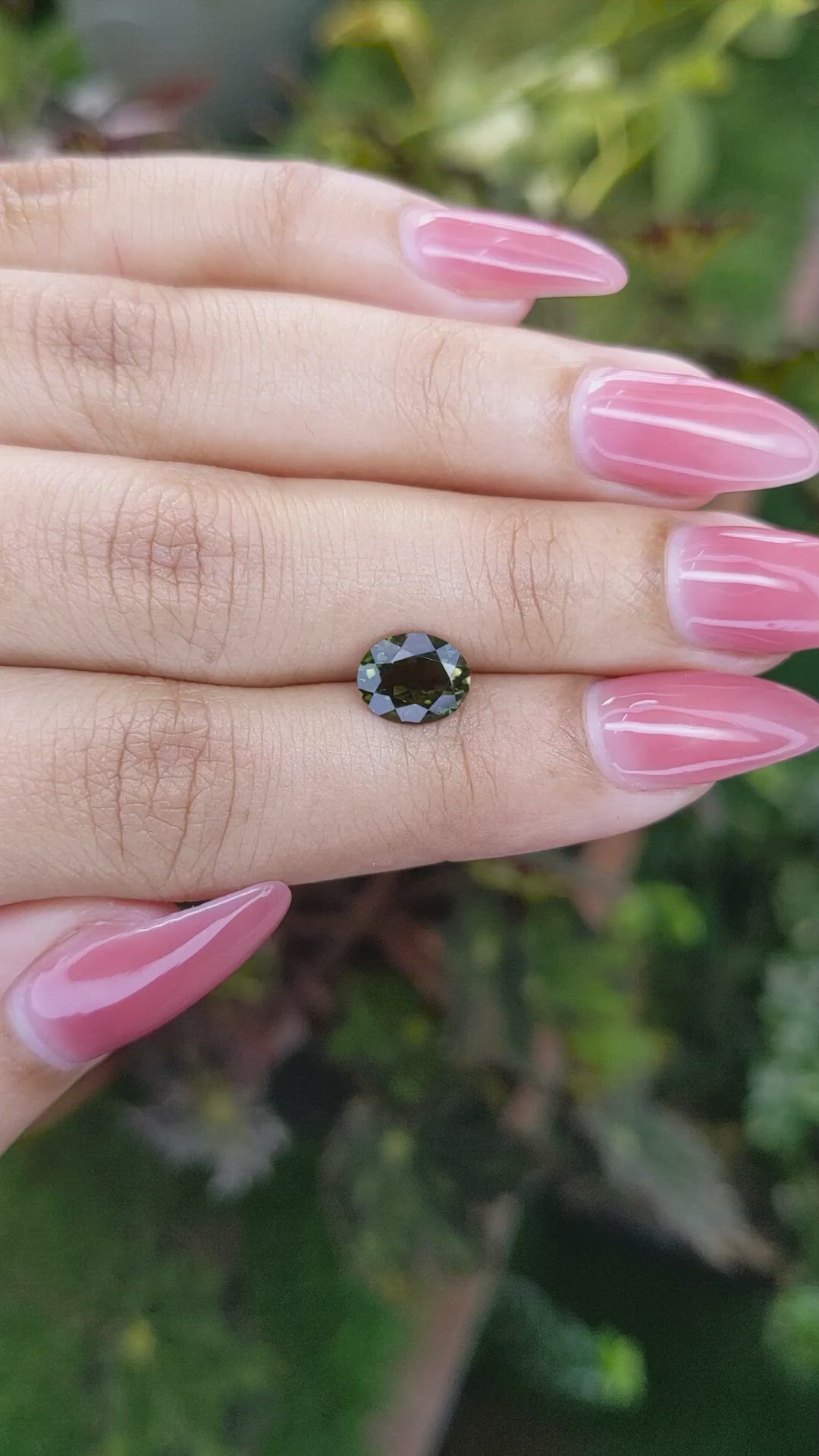 1.39 Ct. Tourmaline from Ceylon (Sri Lanka) Size Video