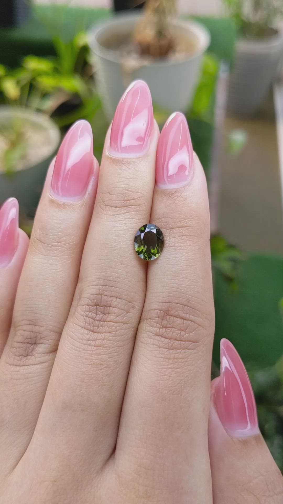 1.39 Ct. Tourmaline from Ceylon (Sri Lanka) Size Video