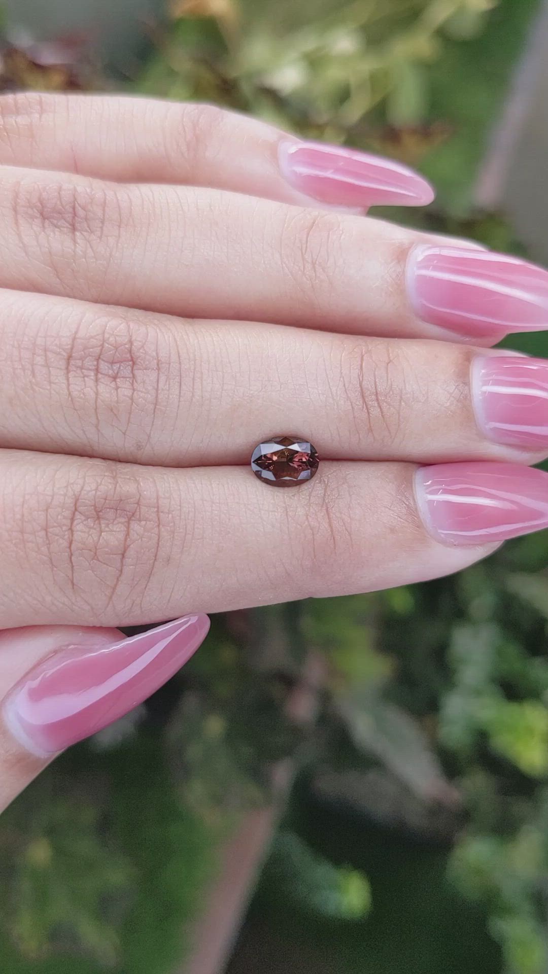 0.87 Ct. Tourmaline from Ceylon (Sri Lanka) Size Video