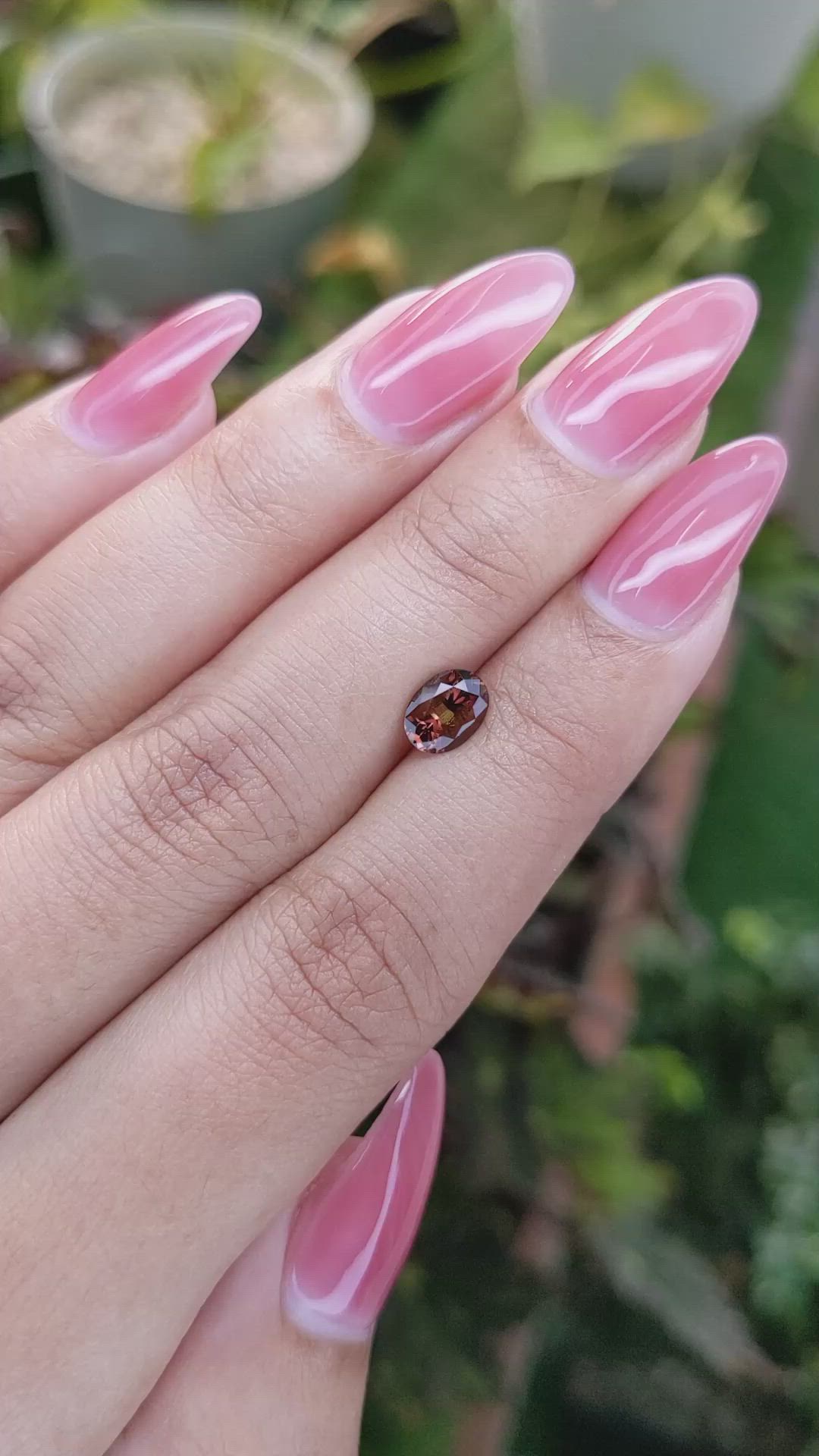 0.87 Ct. Tourmaline from Ceylon (Sri Lanka) Size Video