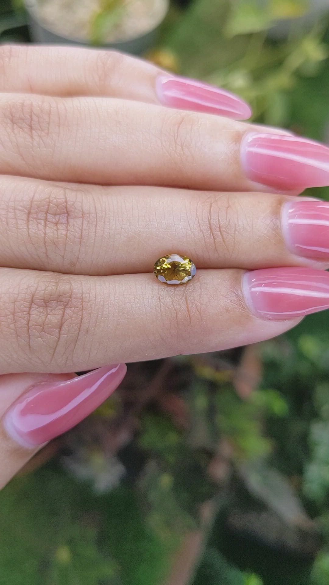 1.01 Ct. Tourmaline from Ceylon (Sri Lanka) Size Video