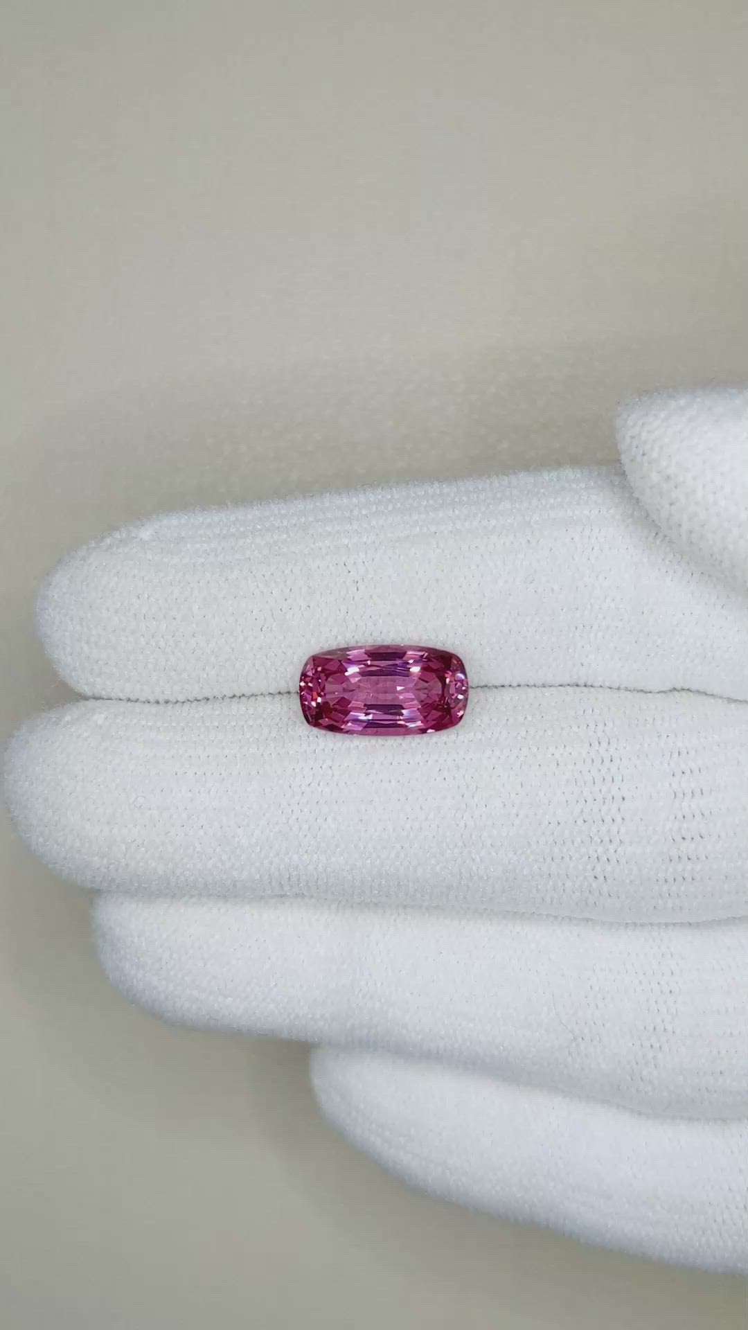 3.08 Ct. Spinel from Burma (Myanmar) Size Video
