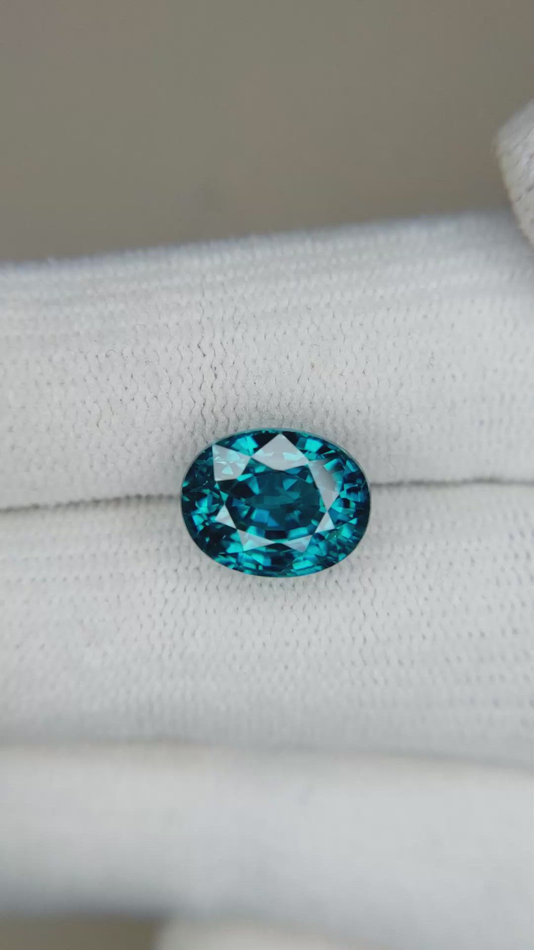 6.64 Ct. Zircon from Cambodia Size Video