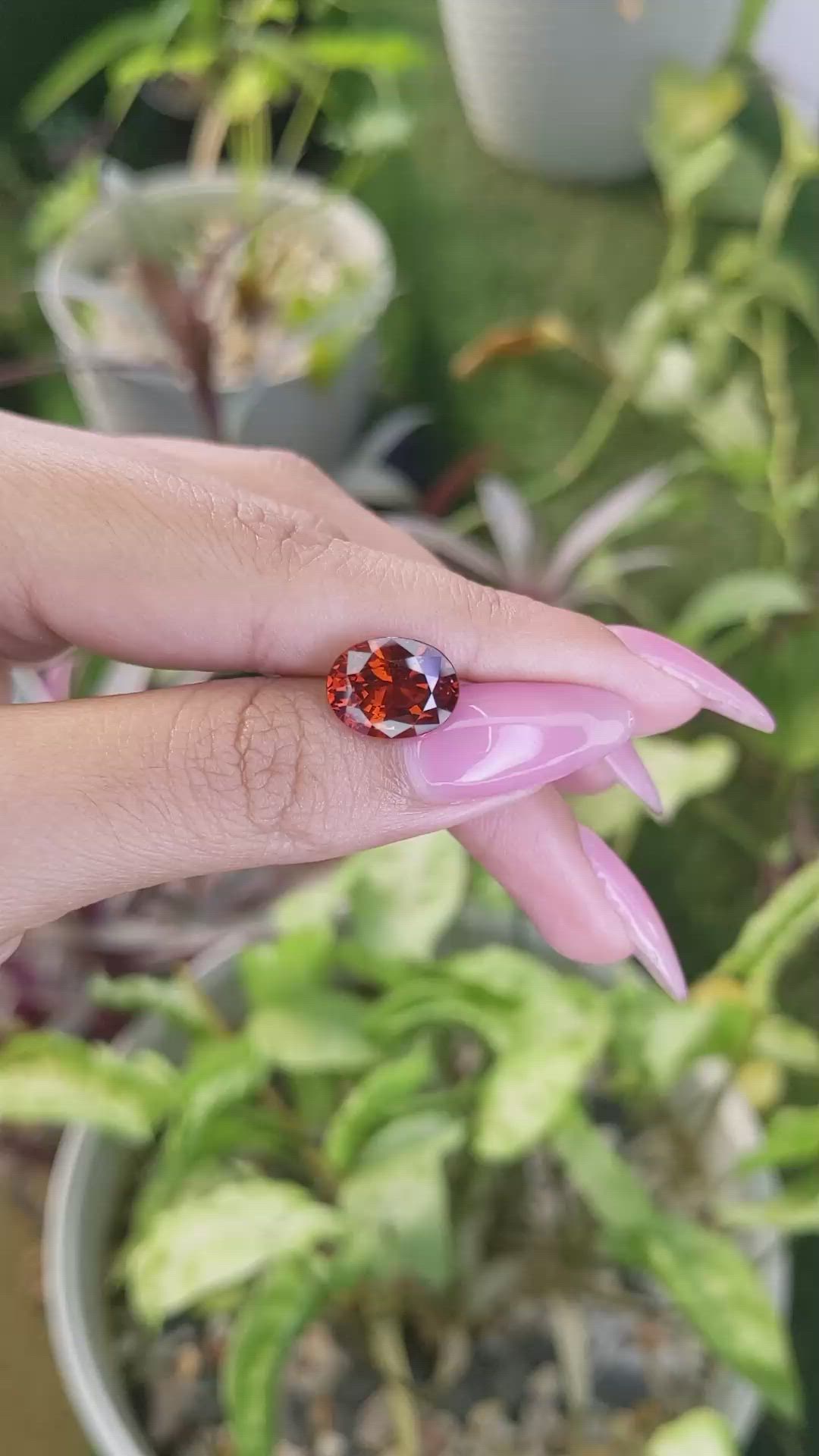5.37 Ct. Hessonite Garnet from Madagascar Size Video