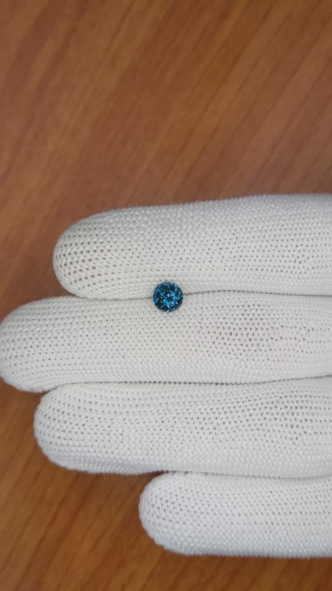 0.69 Ct. Cobalt Spinel from Ceylon (Sri Lanka) Size Video