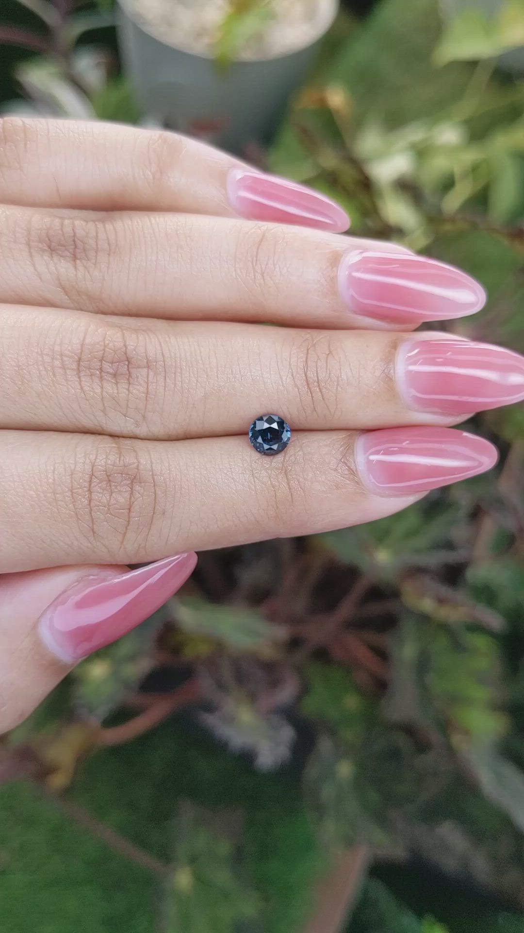 0.69 Ct. Cobalt Spinel from Ceylon (Sri Lanka) Size Video