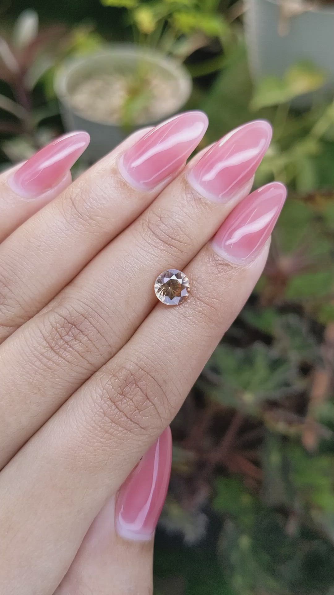 1.82 Ct. Zircon from Ceylon (Sri Lanka) Size Video