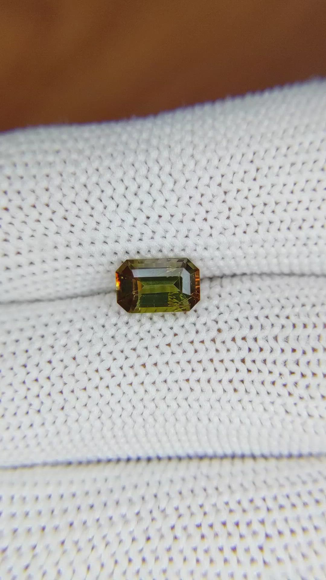 1.28 Ct. Andalusite from Madagascar Size Video
