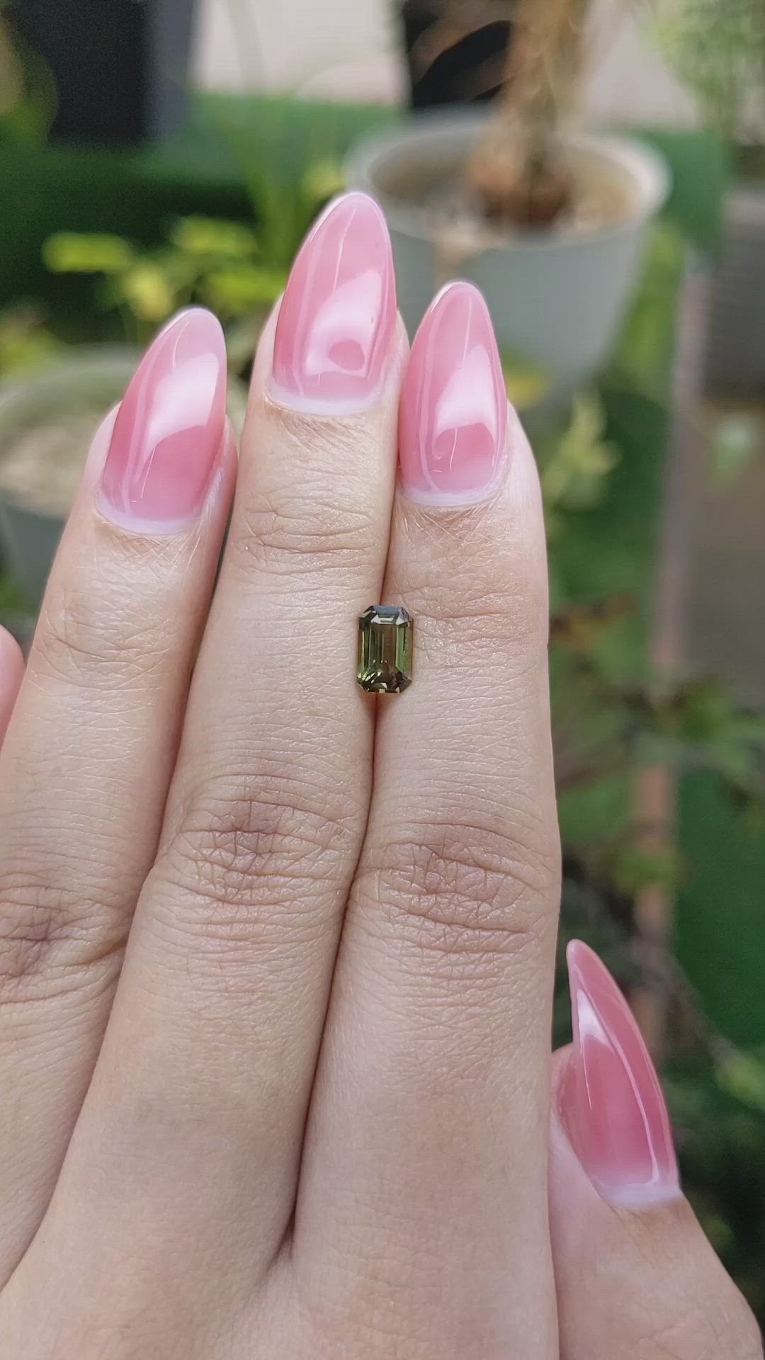 0.84 Ct. Andalusite from Madagascar Size Video