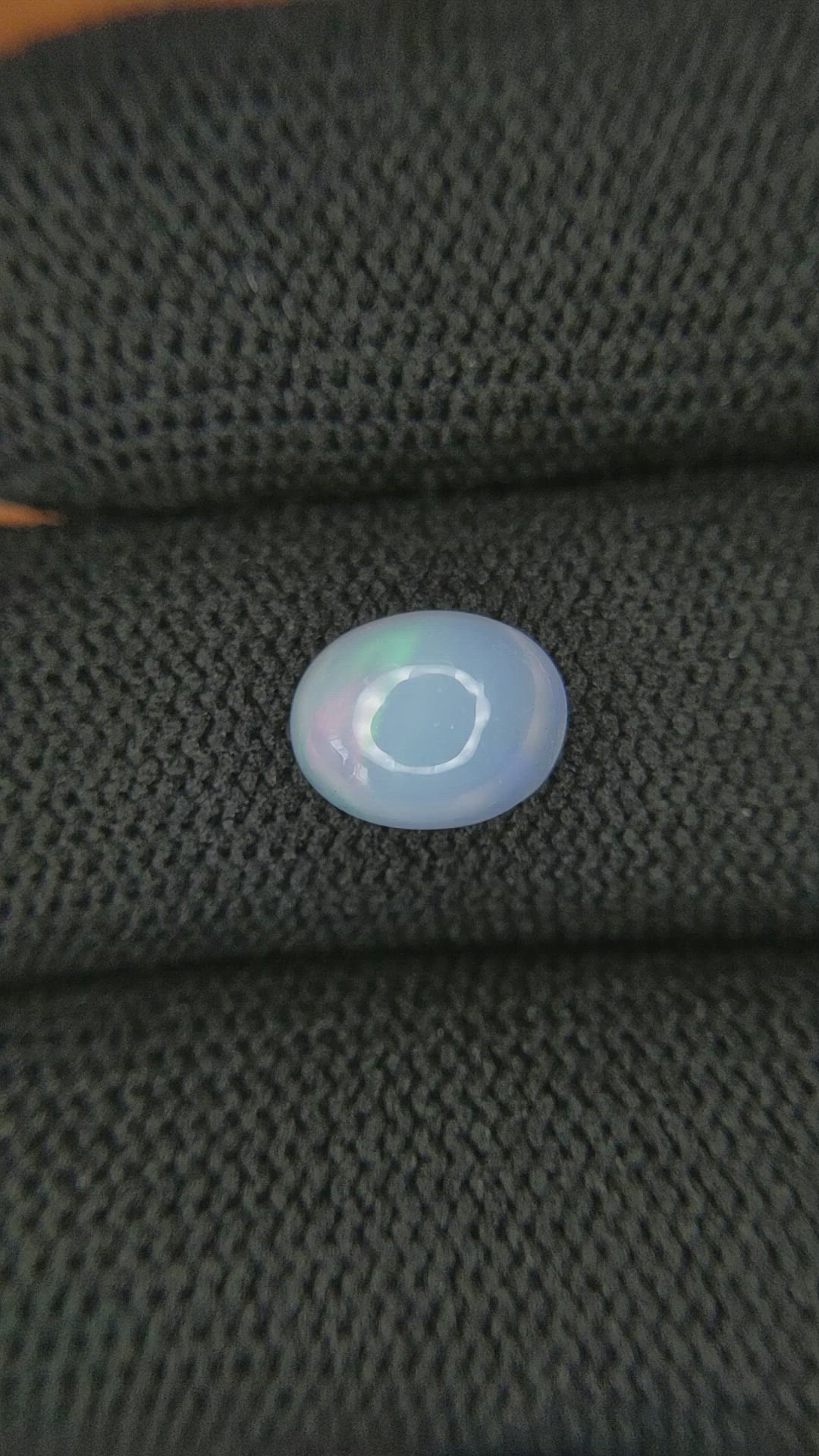 1.38 Ct. Cabochon White Opal from Australia Size Video