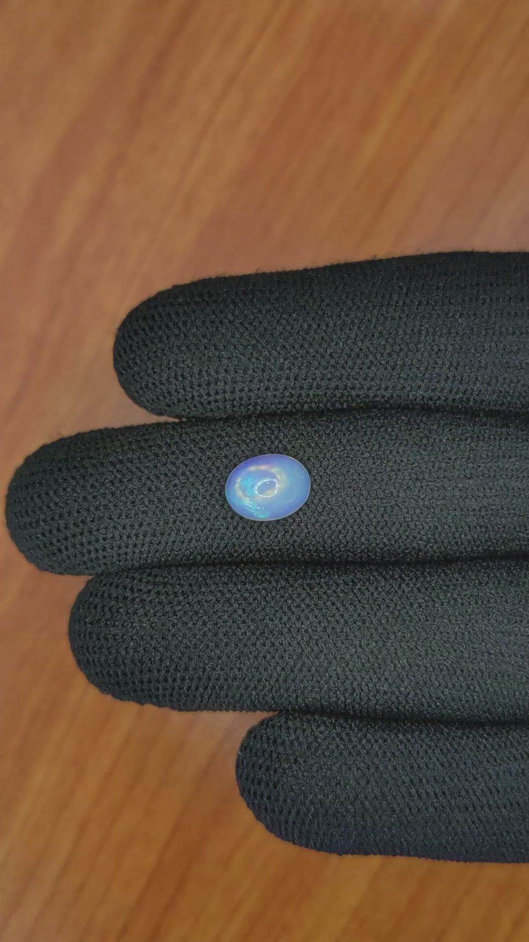 1.41 Ct. Cabochon White Opal from Australia Size Video