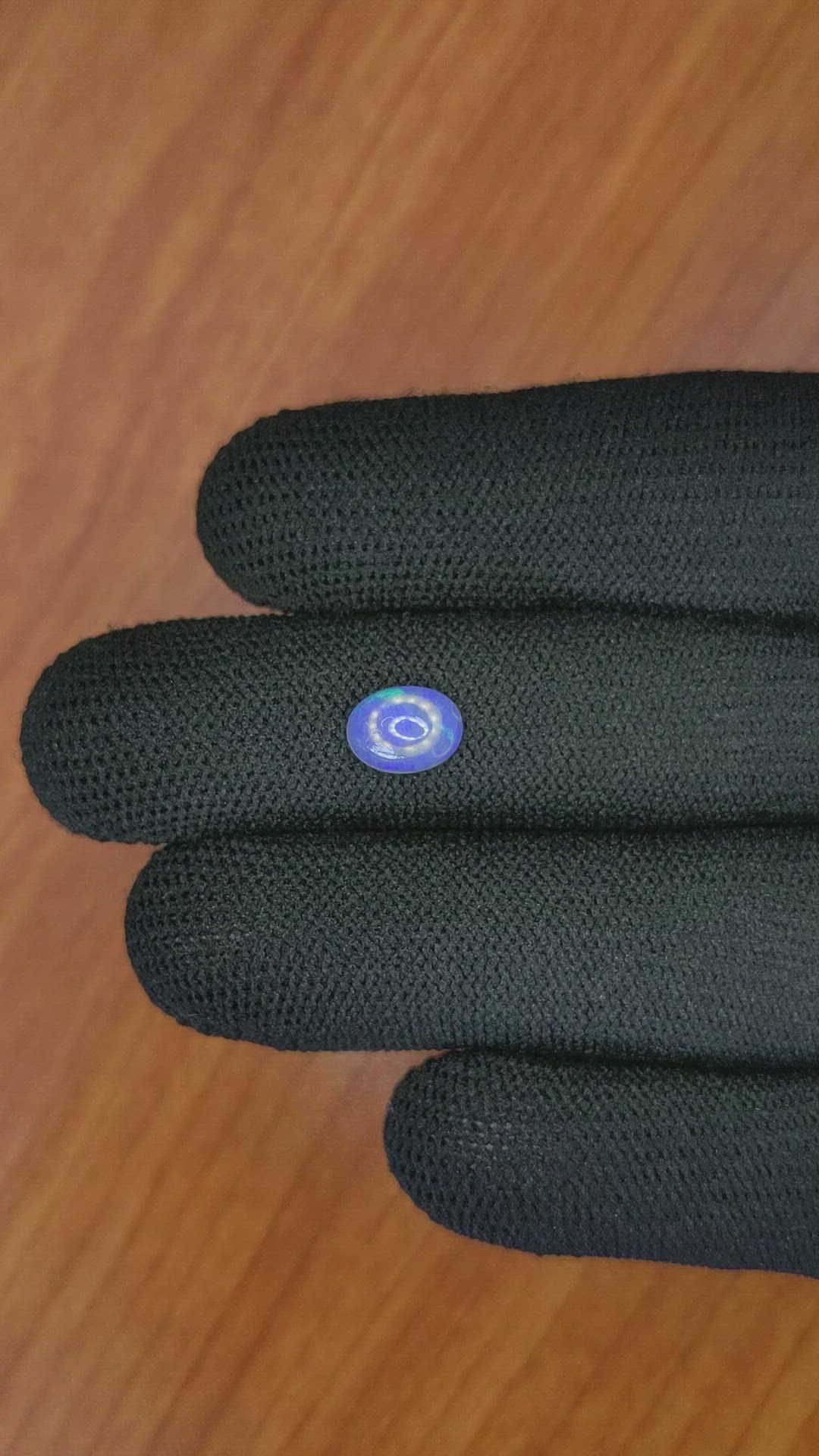 1.18 Ct. Cabochon White Opal from Australia Size Video