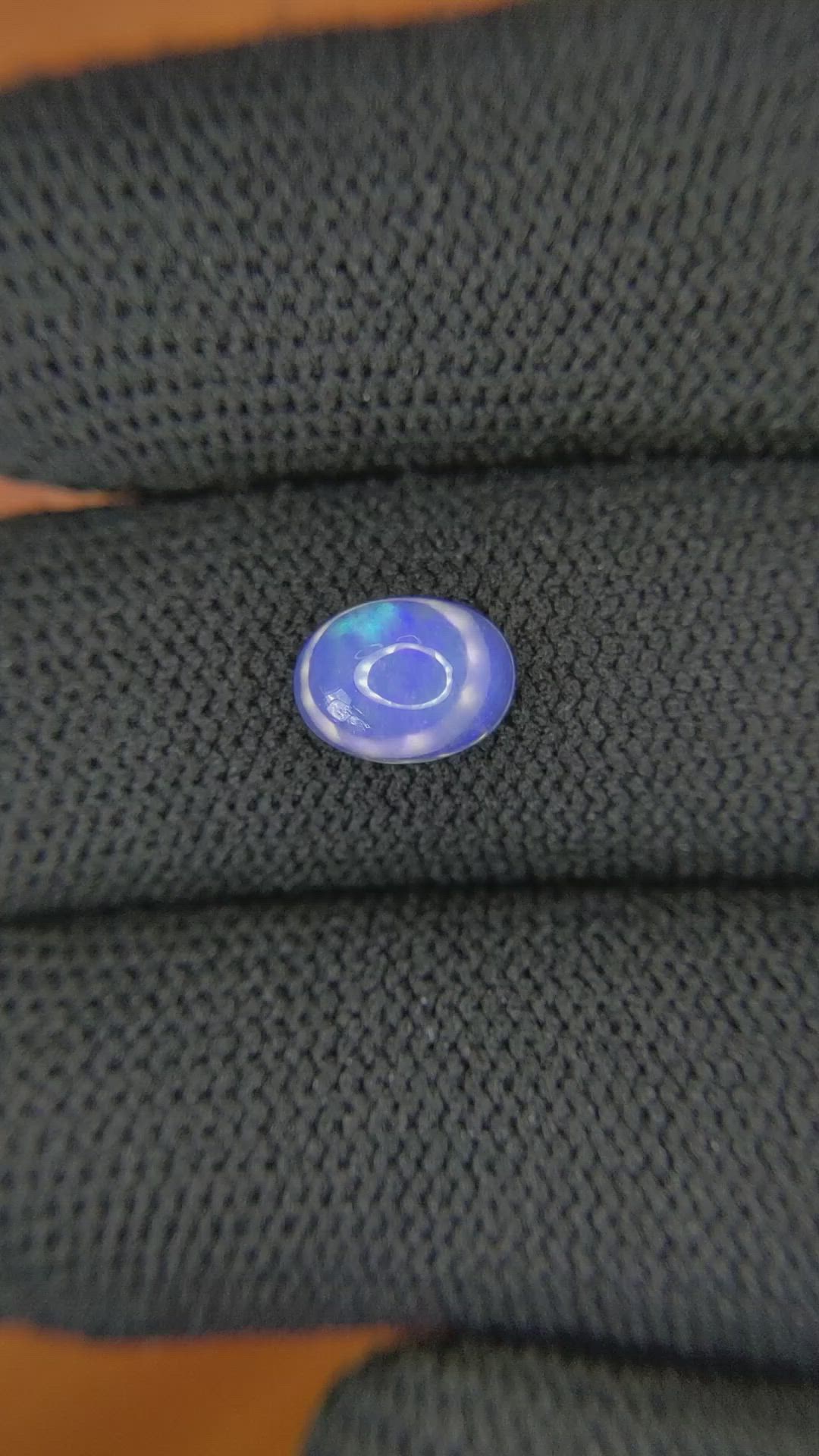 1.18 Ct. Cabochon White Opal from Australia Size Video