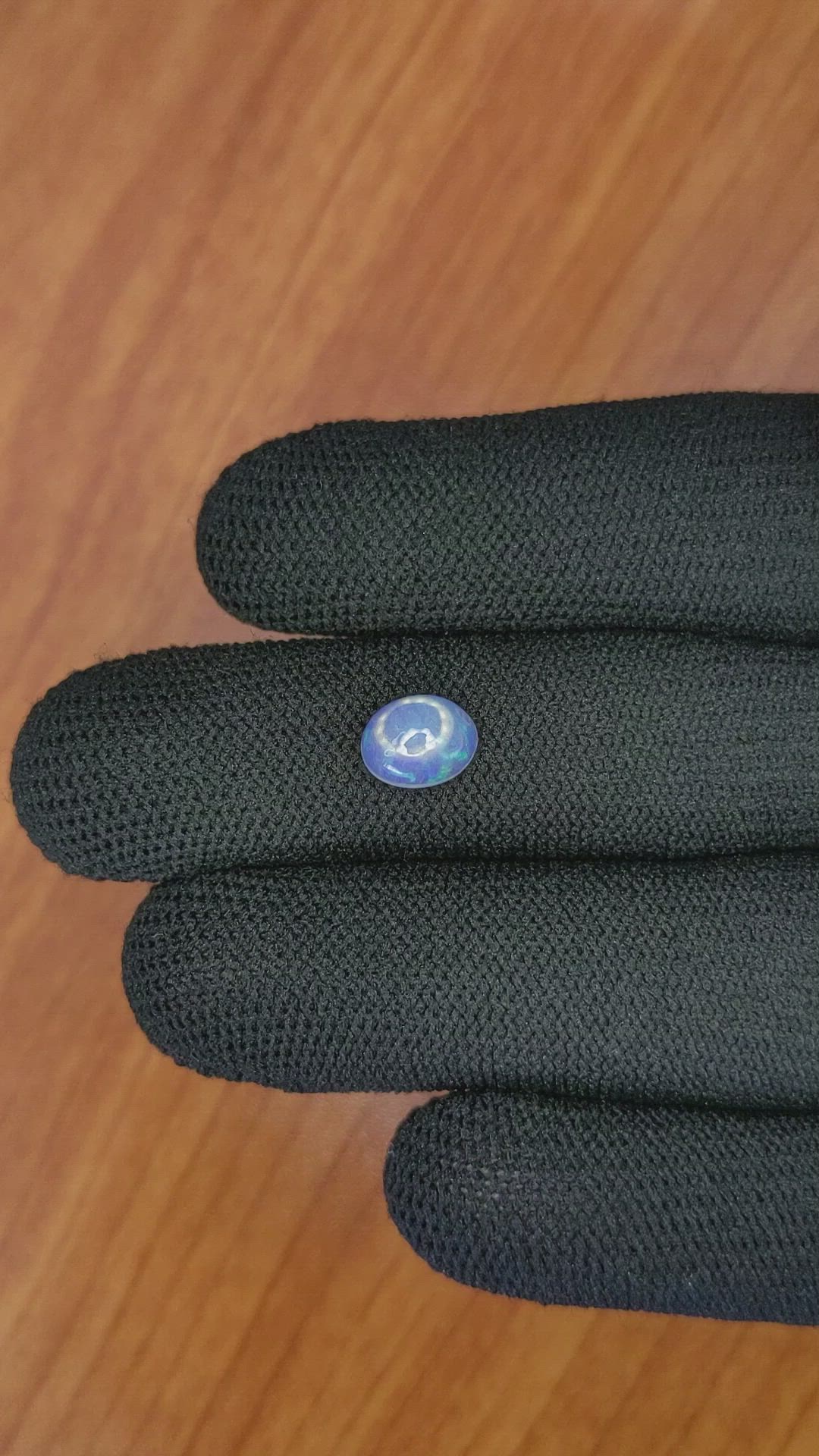 1.03 Ct. Cabochon White Opal from Australia Size Video