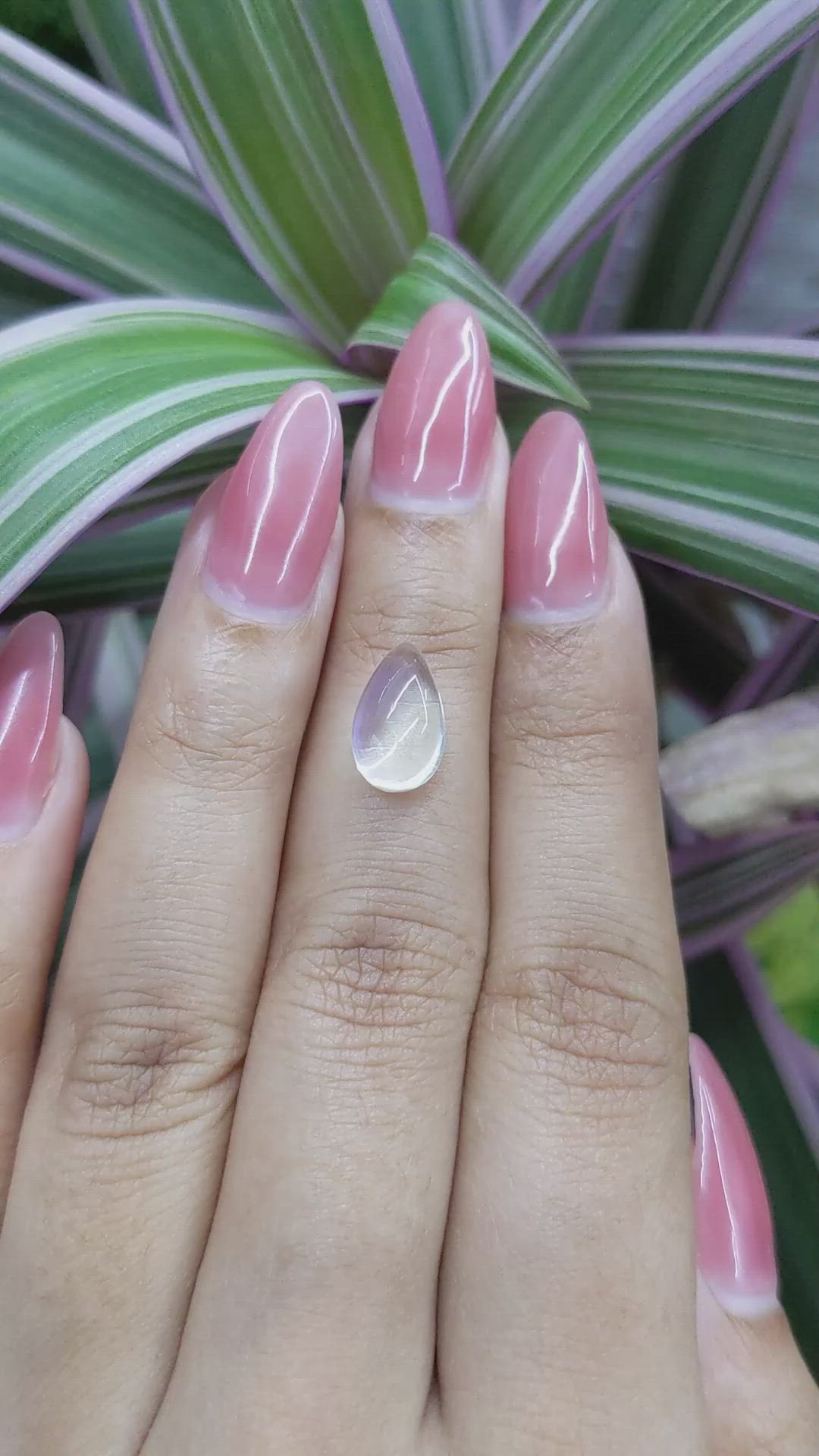 3.12 Ct. Cabochon Moonstone from Madagascar Size Video