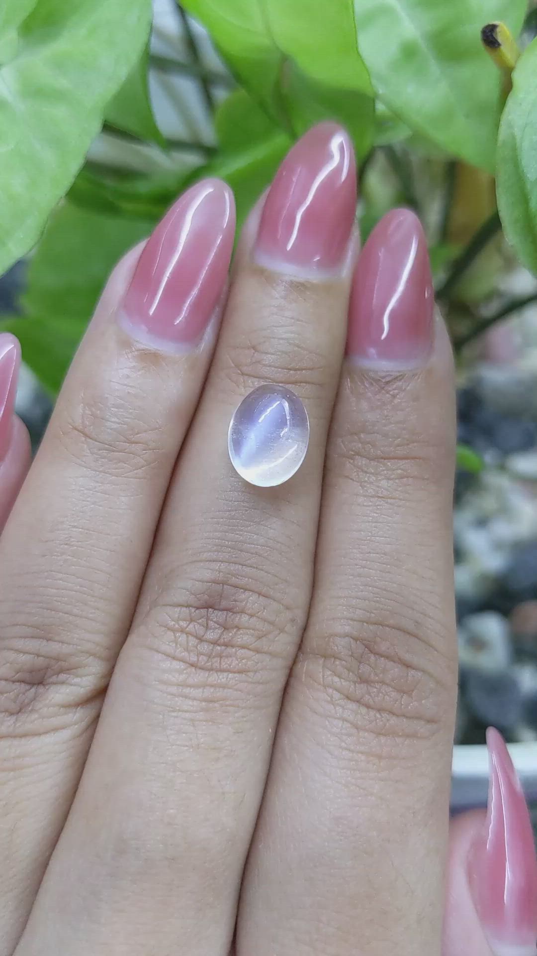 3.04 Ct. Cabochon Moonstone from Madagascar Size Video