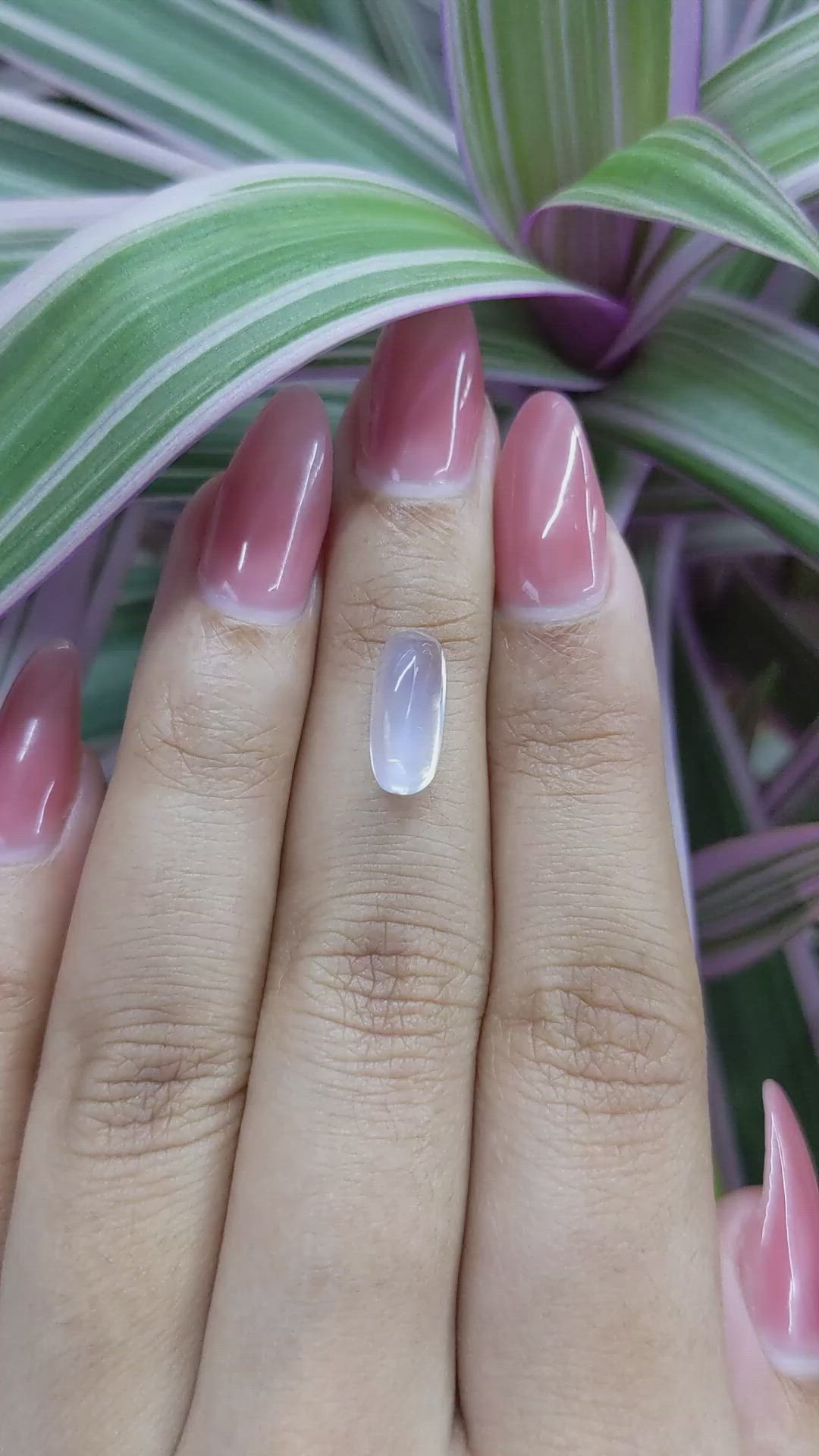 2.95 Ct. Cabochon Moonstone from Madagascar Size Video