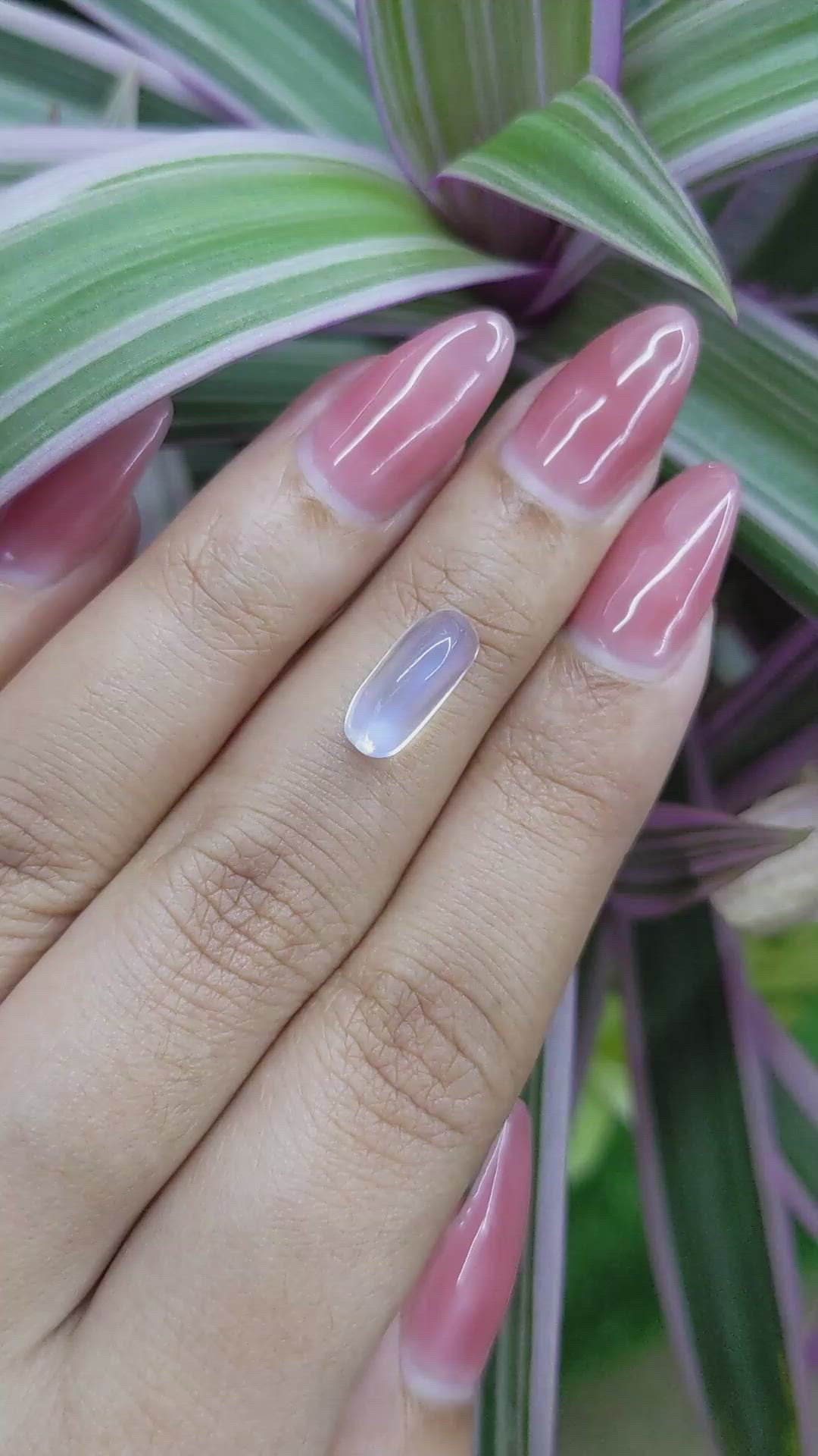 2.95 Ct. Cabochon Moonstone from Madagascar Size Video