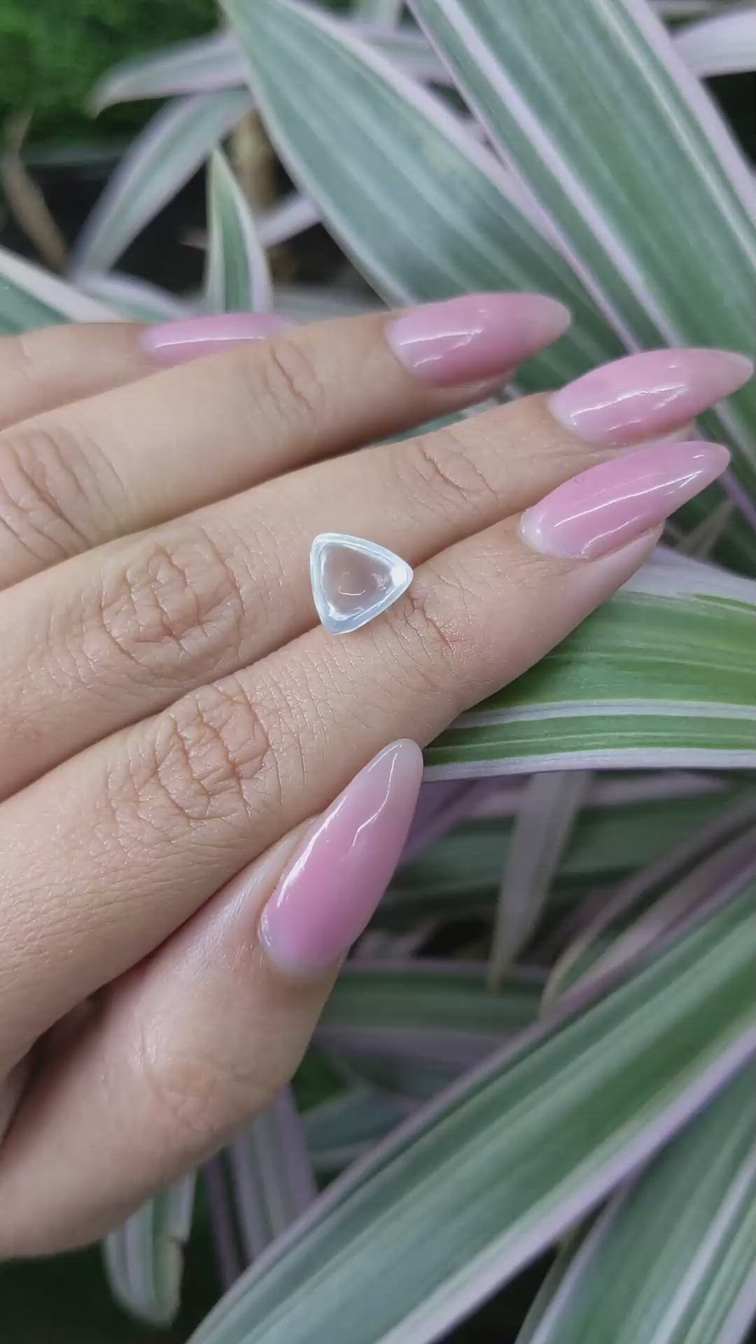 2.65 Ct. Cabochon Moonstone from Madagascar Size Video