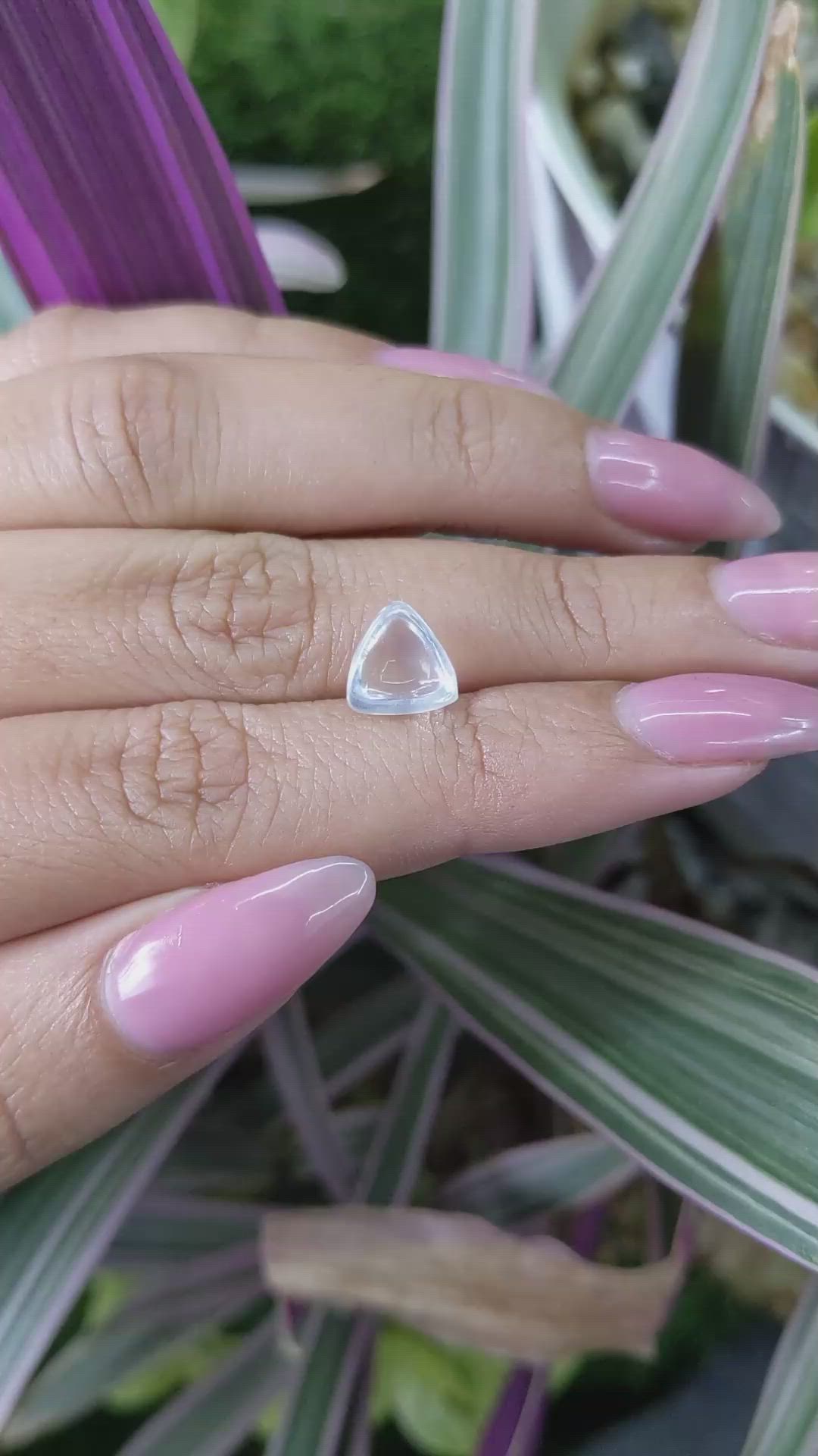 2.65 Ct. Cabochon Moonstone from Madagascar Size Video