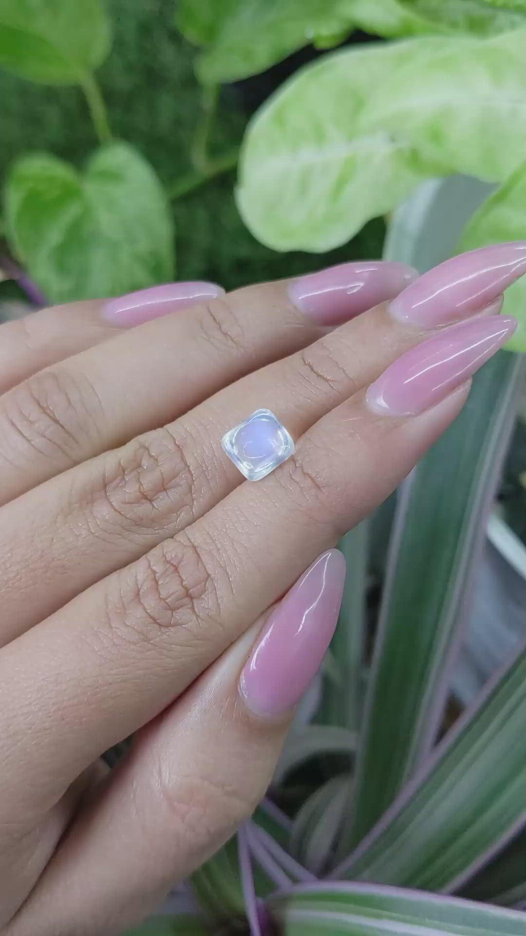 2.52 Ct. Cabochon Moonstone from Madagascar Size Video