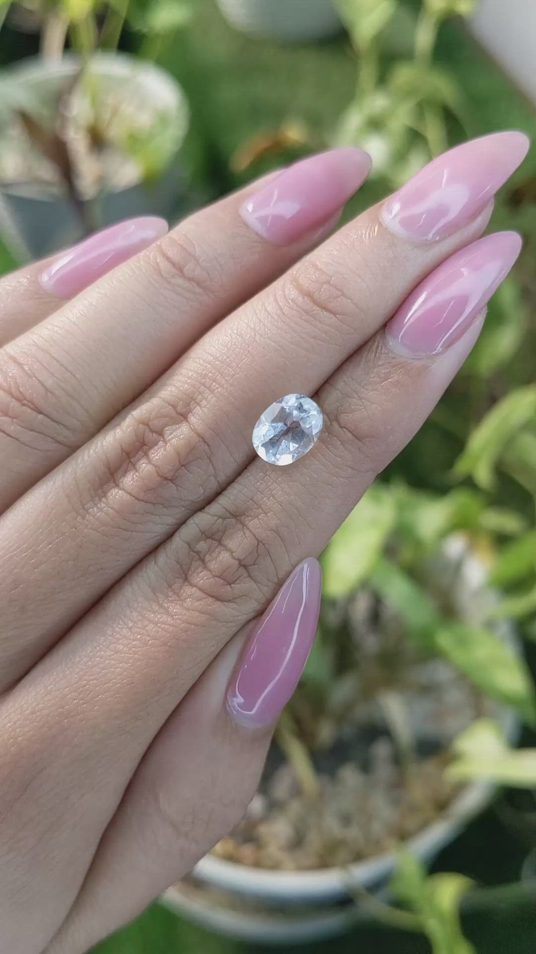 2.27 Ct. Cabochon Topaz from Ceylon (Sri Lanka) Size Video