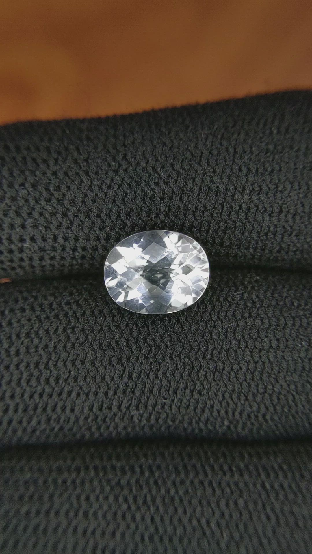 2.47 Ct. Cabochon Topaz from Ceylon (Sri Lanka) Size Video