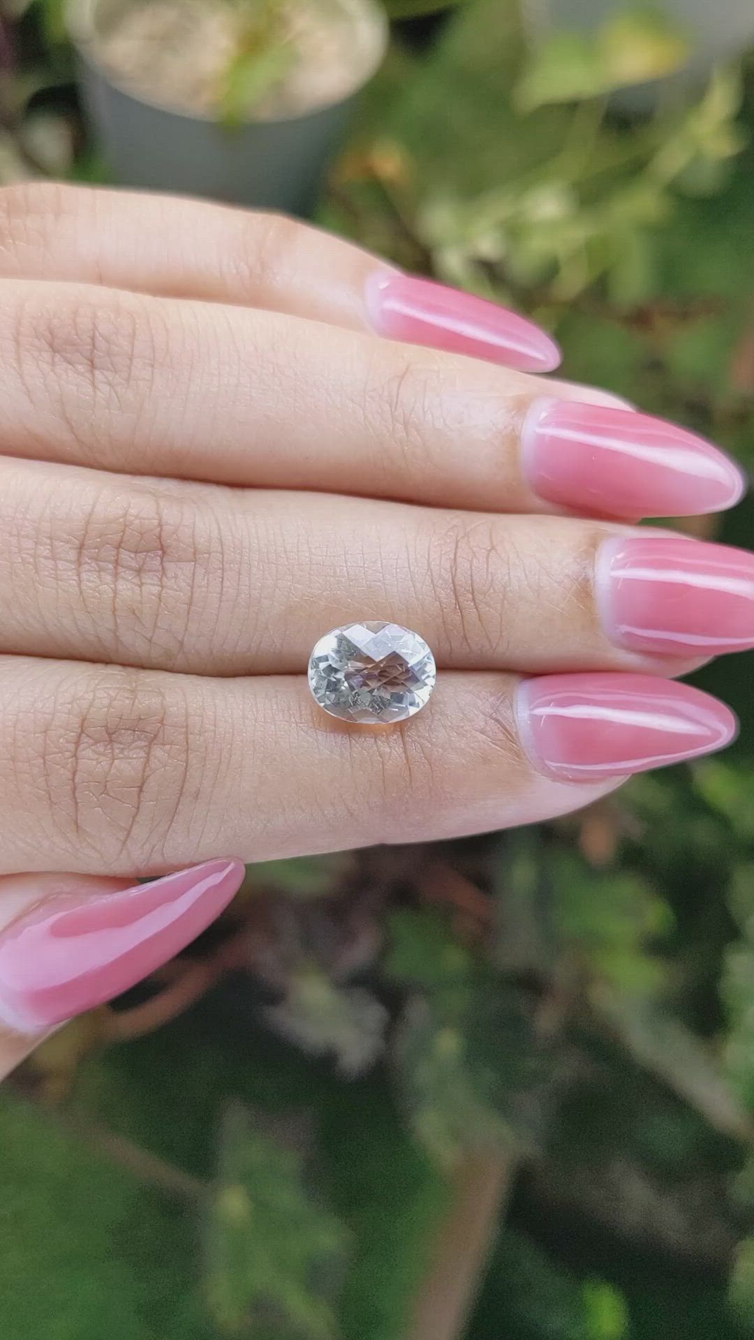 2.47 Ct. Cabochon Topaz from Ceylon (Sri Lanka) Size Video