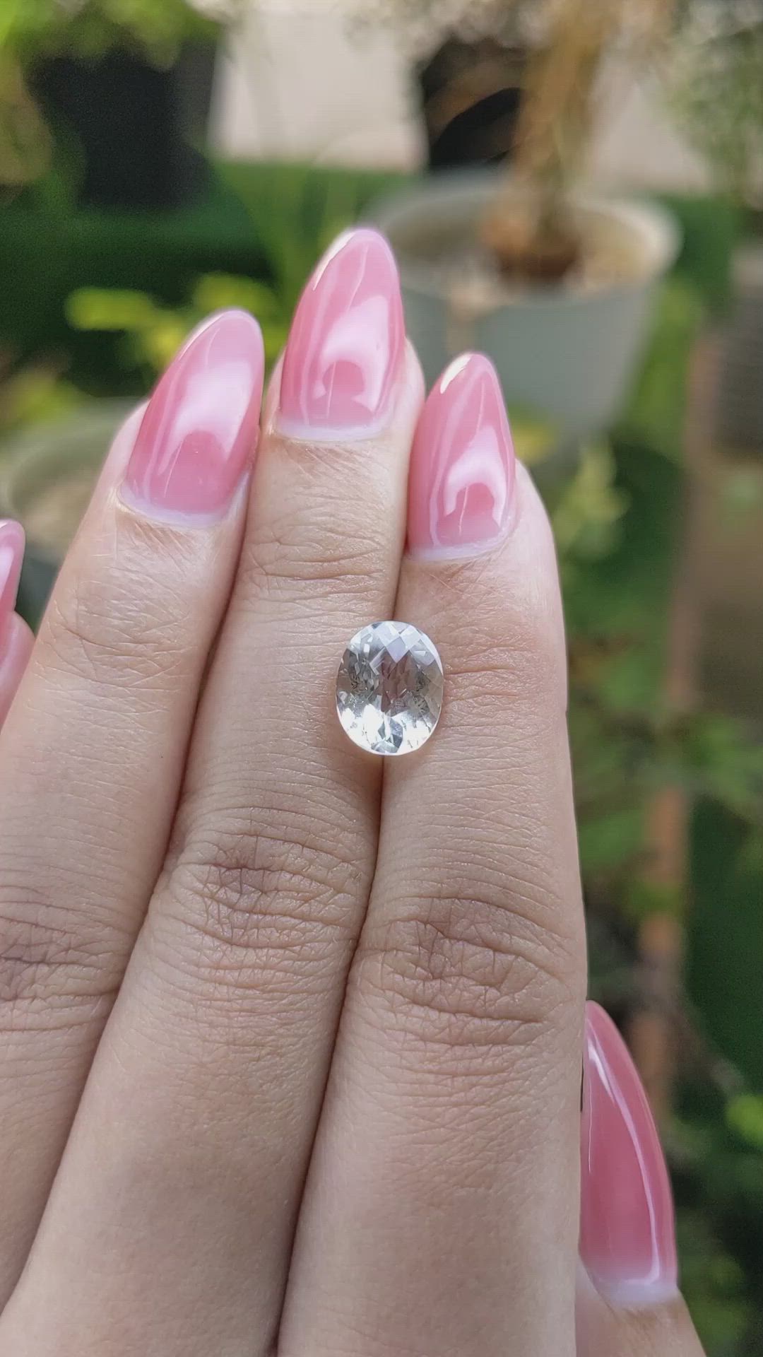 2.47 Ct. Cabochon Topaz from Ceylon (Sri Lanka) Size Video