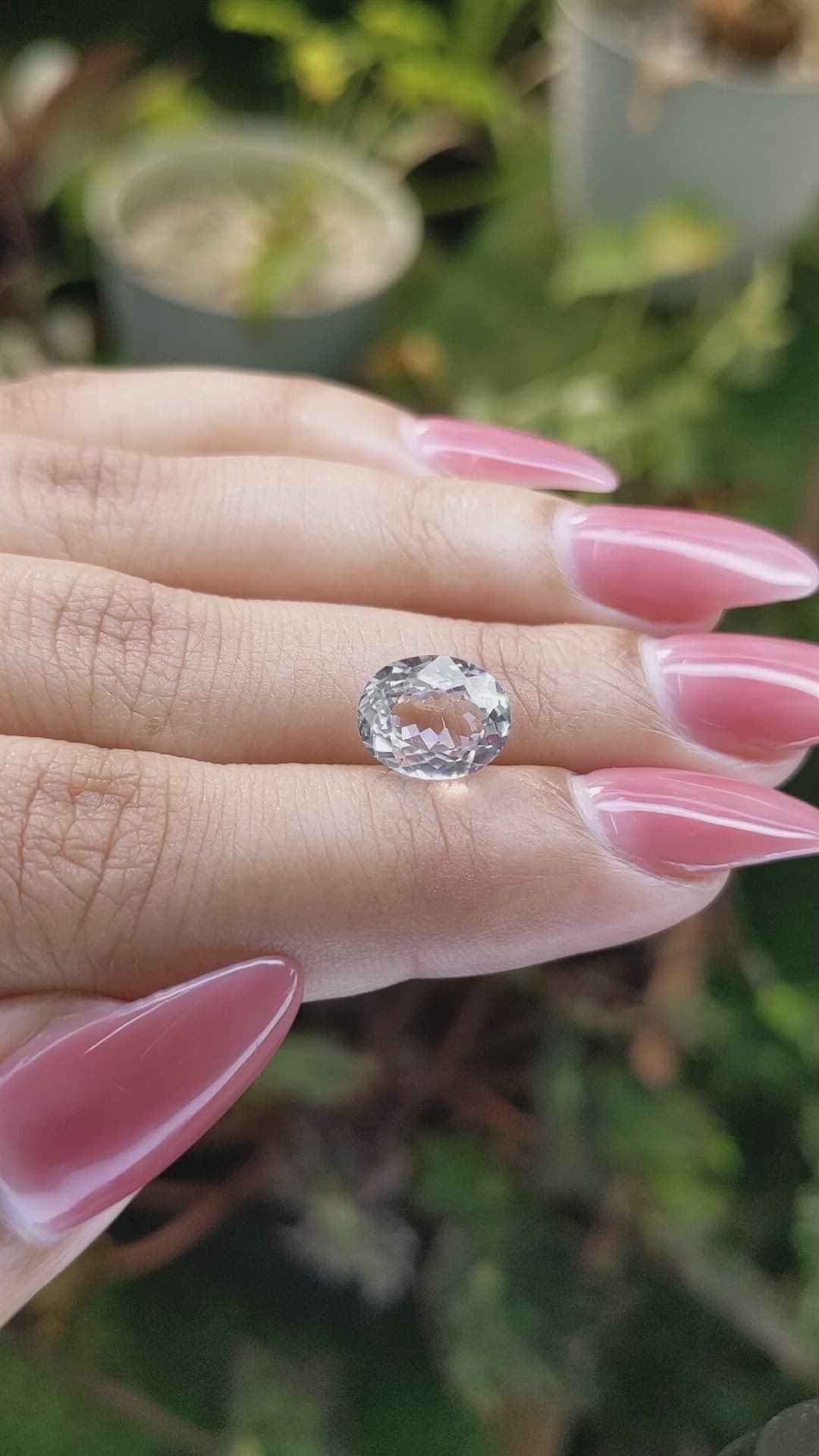 3.23 Ct. Cabochon Topaz from Ceylon (Sri Lanka) Size Video