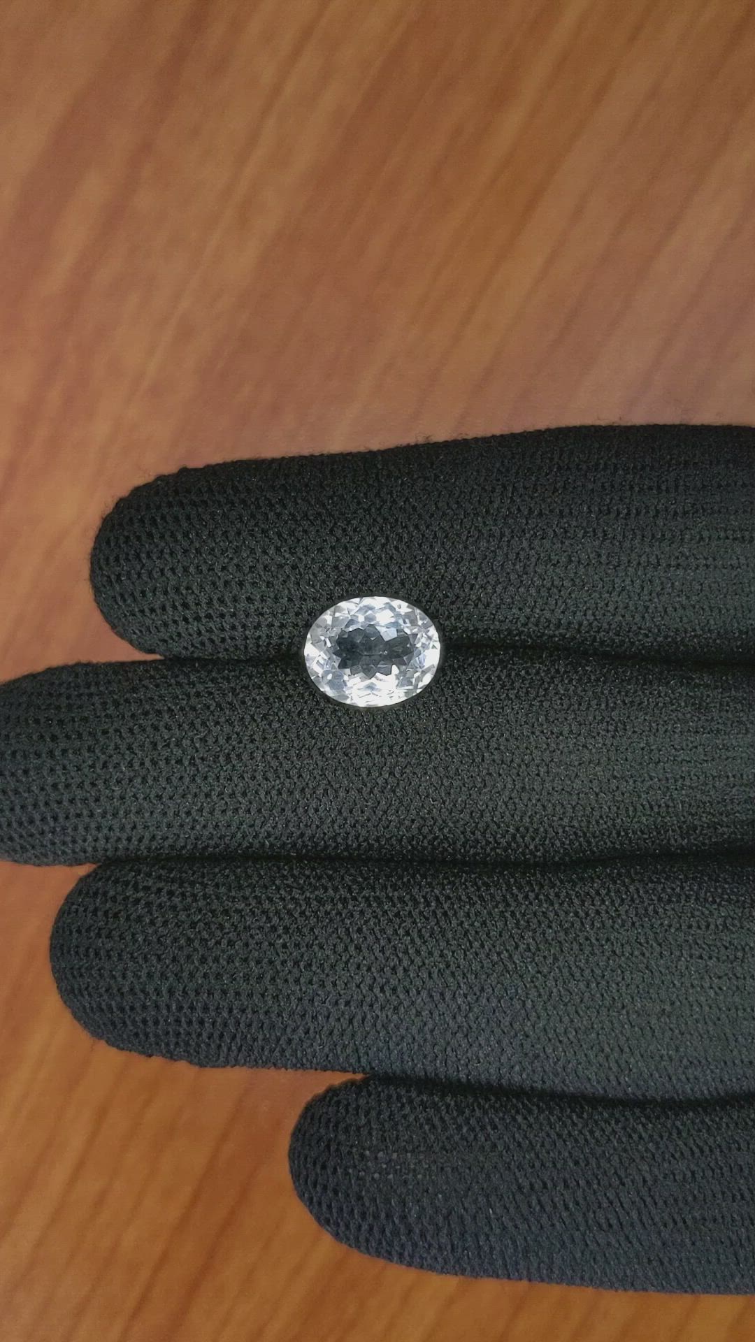 3.23 Ct. Cabochon Topaz from Ceylon (Sri Lanka) Size Video