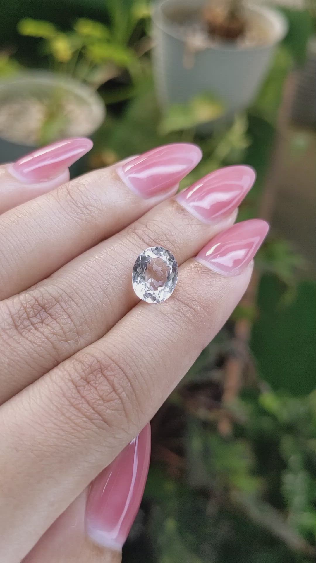 3.23 Ct. Cabochon Topaz from Ceylon (Sri Lanka) Size Video