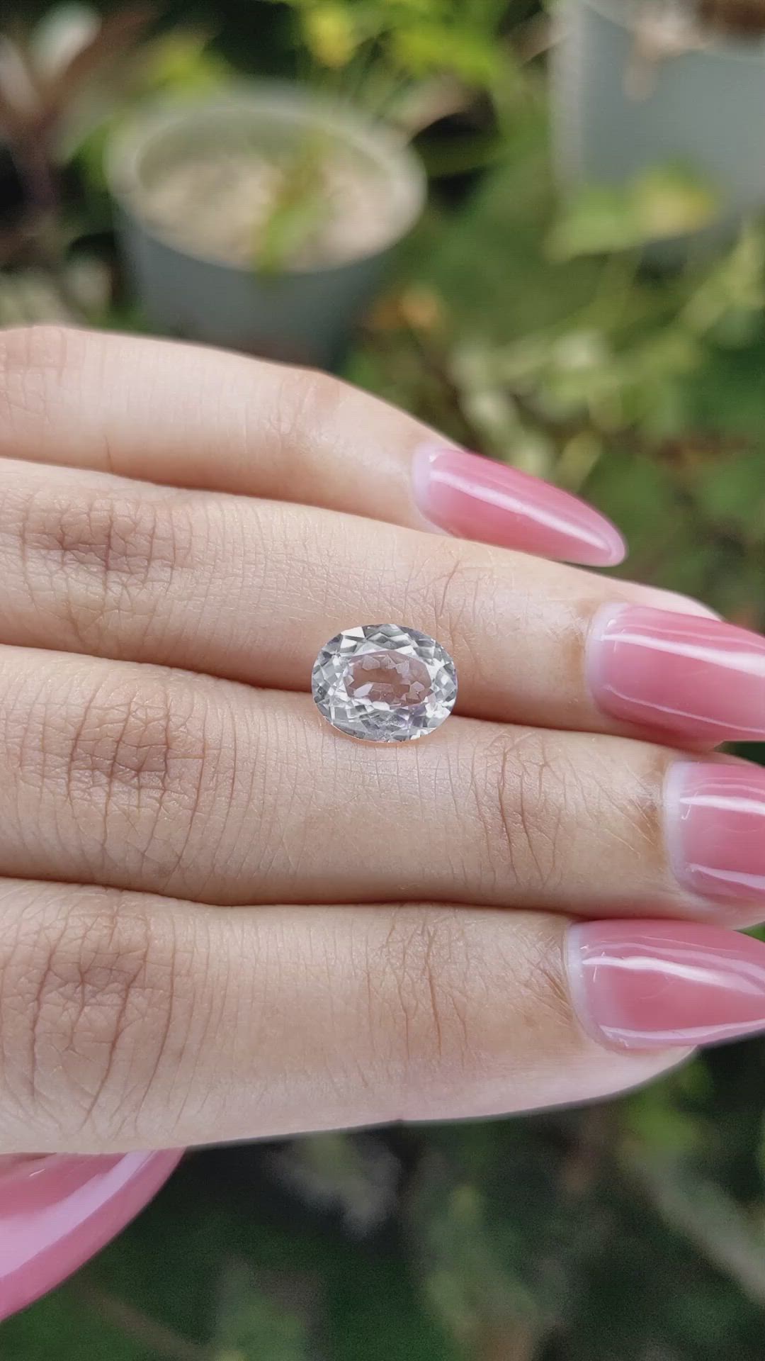 3.23 Ct. Cabochon Topaz from Ceylon (Sri Lanka) Size Video