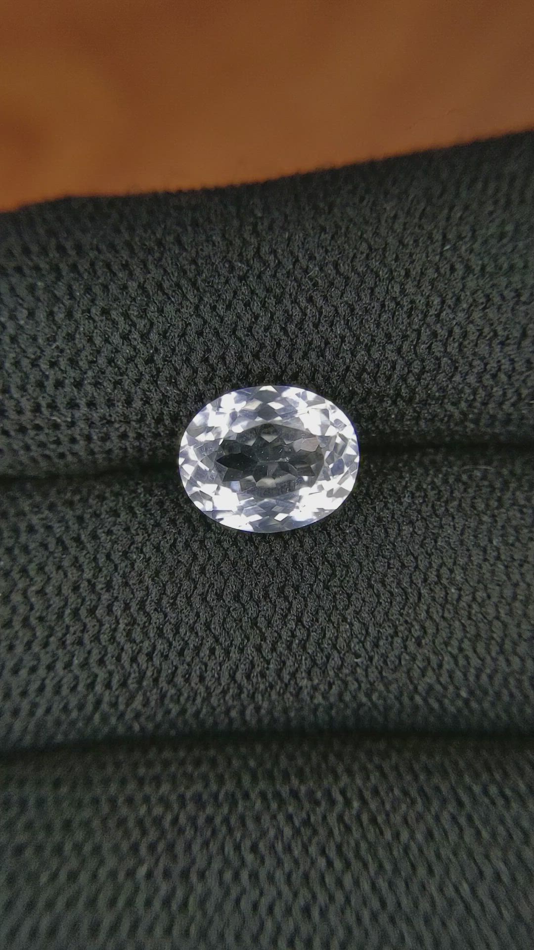 3.23 Ct. Cabochon Topaz from Ceylon (Sri Lanka) Size Video