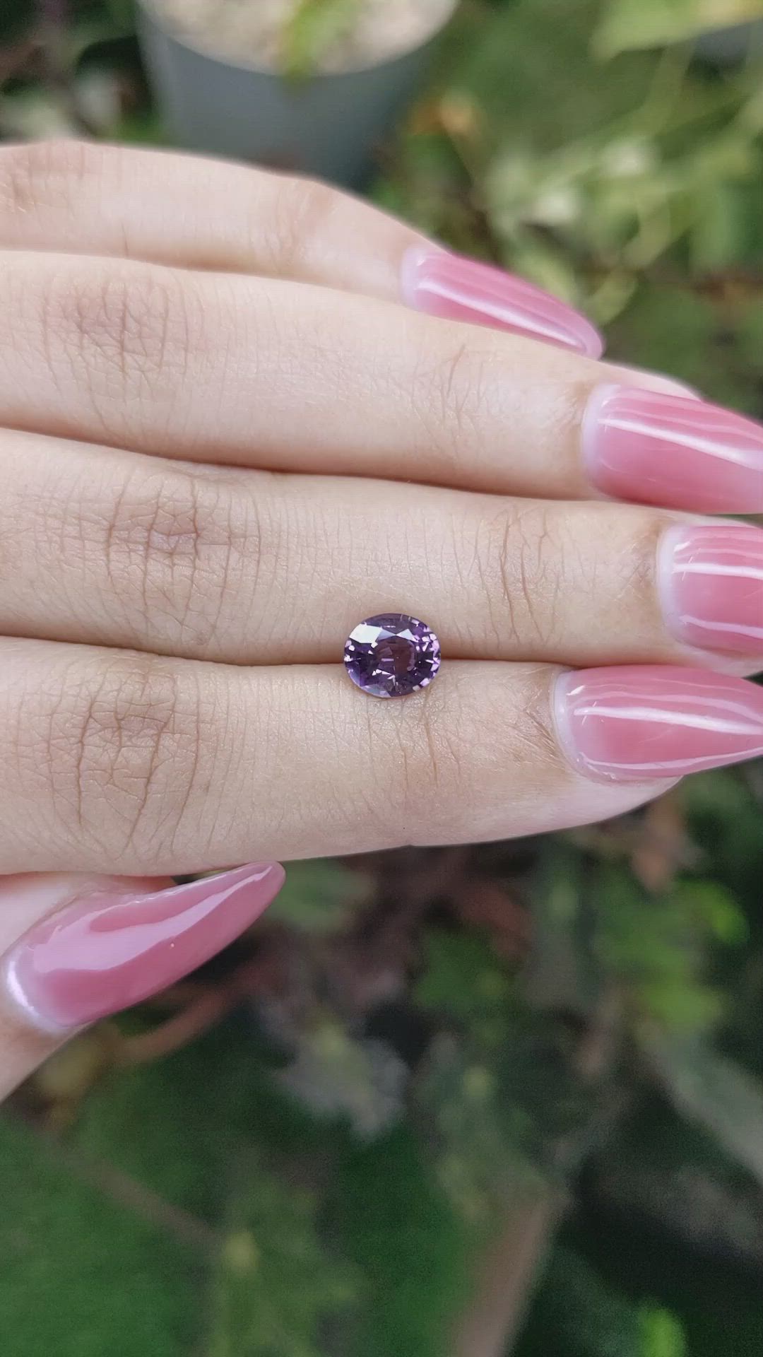 1.18 Ct. Spinel from Ceylon (Sri Lanka) Size Video