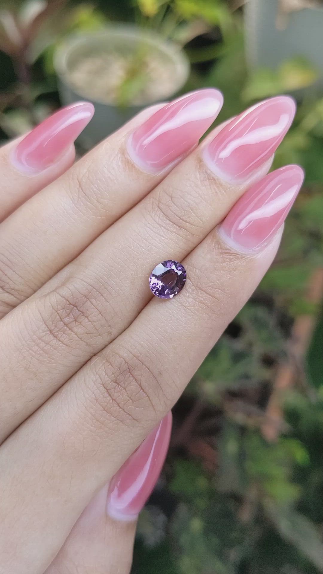 1.18 Ct. Spinel from Ceylon (Sri Lanka) Size Video