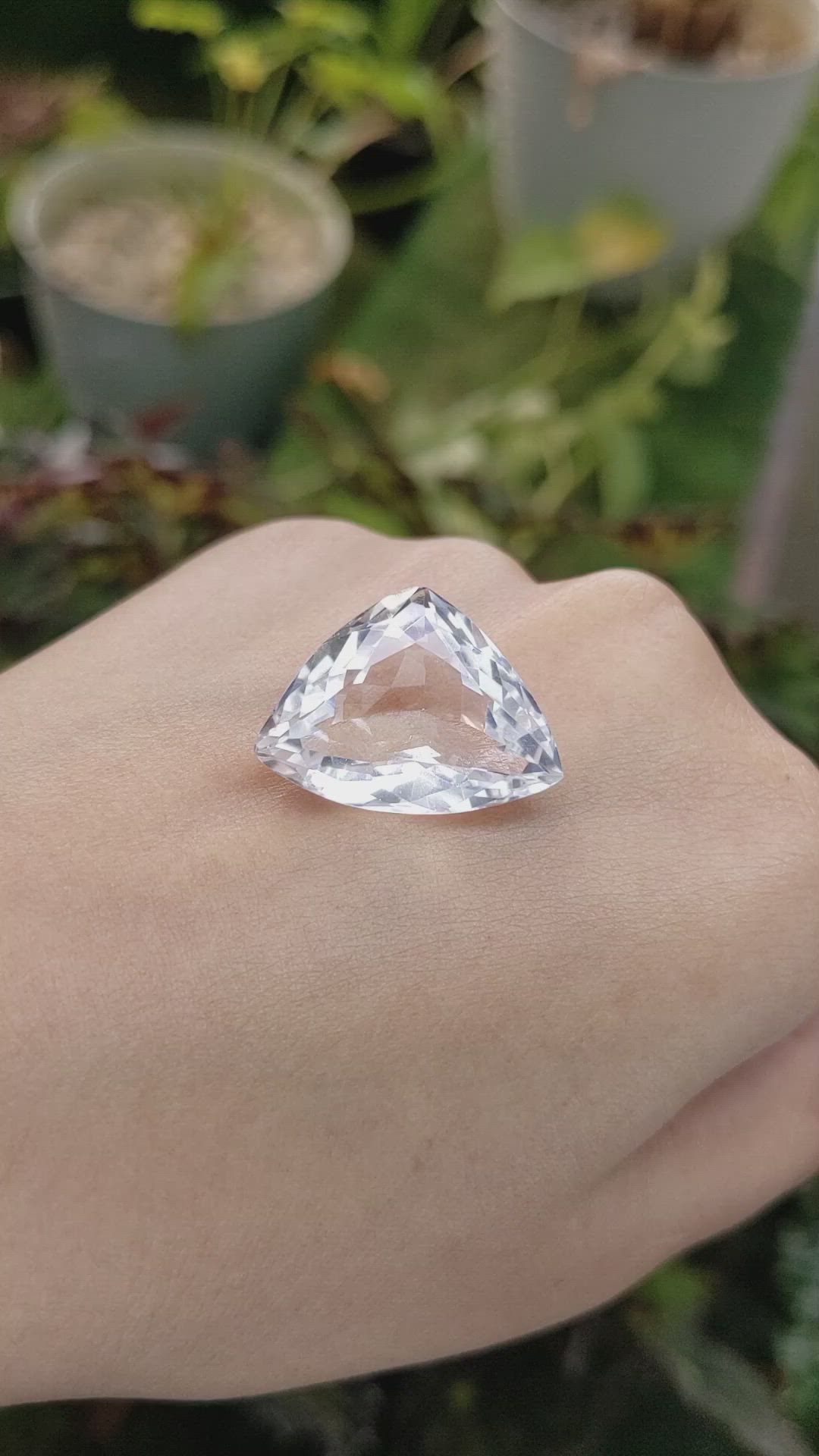 22.42 Ct. White Opal from Madagascar Size Video