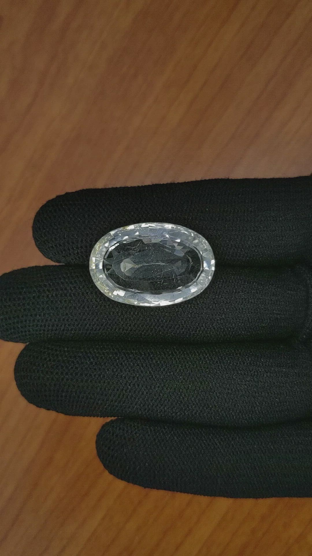 30.69 Ct. White Opal from Madagascar Size Video