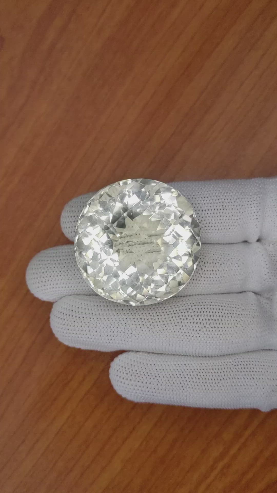 149.25 Ct. Smokey Quartz from Ceylon (Sri Lanka) Size Video